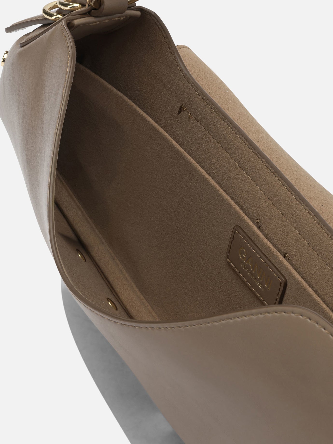 Small bags 51% recycled leather 30% polyester 19% polyurethane  Brown - Ganni Women | PDP | VIETTI Online Store | Zoom-Modal_5
