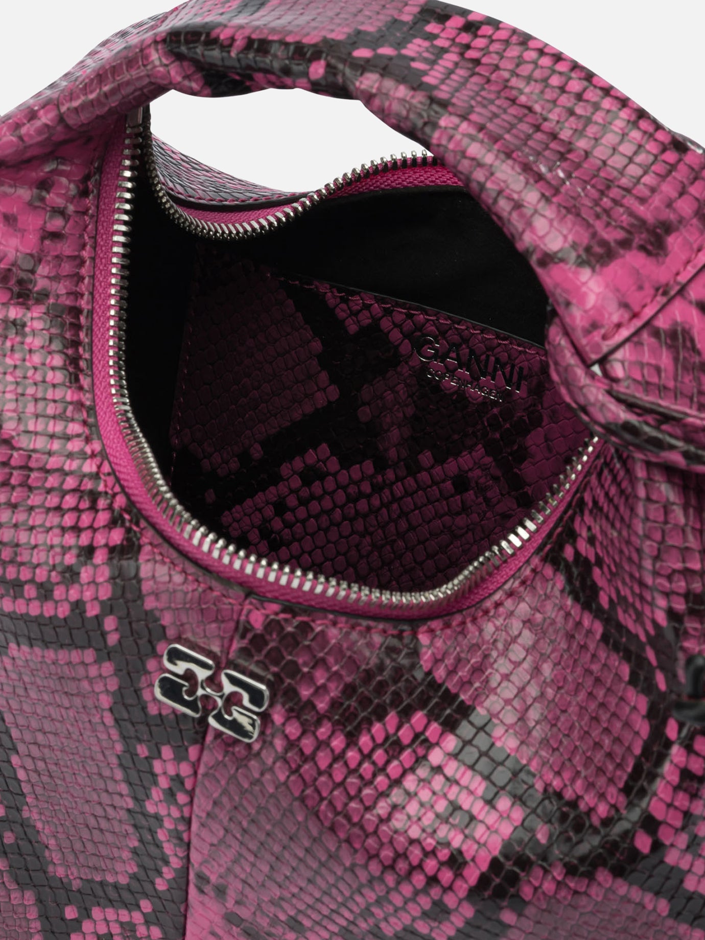 Small bags 57% recycled polyester 42% polyurethane  Fuchsia - Ganni Women | PDP | VIETTI Online Store | Zoom-Modal_5
