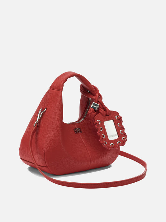 Small bags 52% recycled polyester 48% polyurethane  Red - Ganni Women | PDP | VIETTI Online Store | 2
