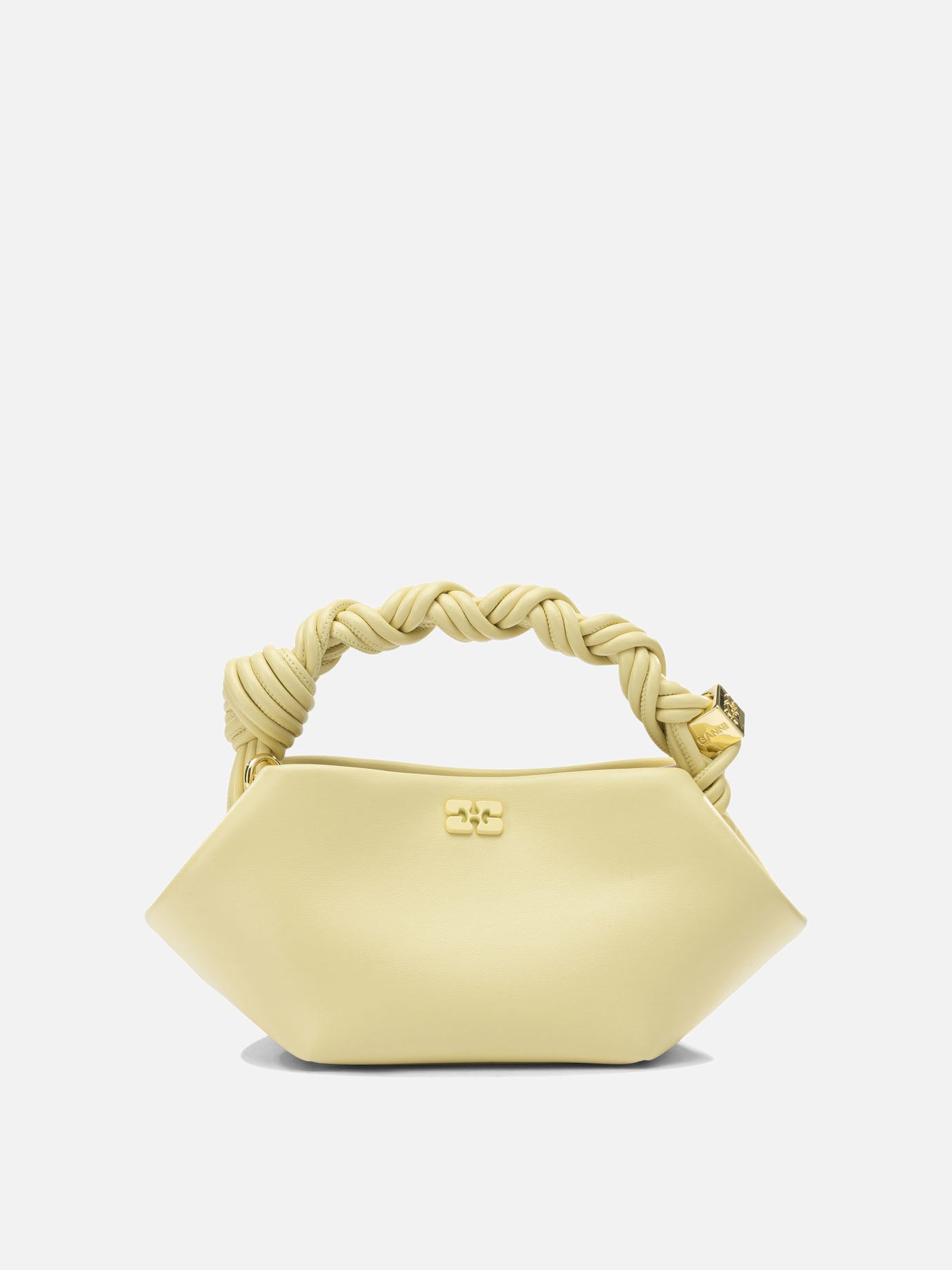 Small bags 51% recycled leather 30% polyester 19% polyurethane  Yellow - Ganni Women | PDP | VIETTI Online Store | Zoom-Modal
