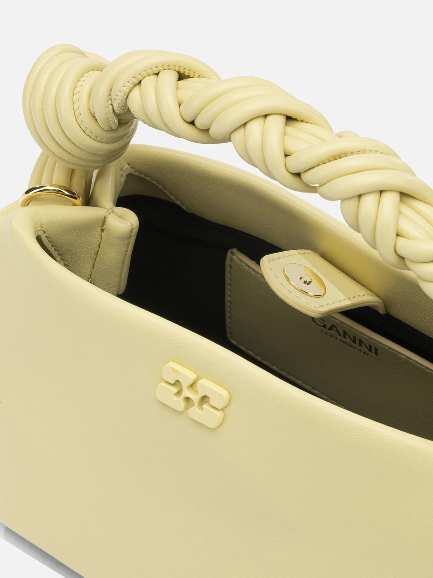 Small bags 51% recycled leather 30% polyester 19% polyurethane  Yellow - Ganni Women | PDP | VIETTI Online Store | Zoom-Modal_5
