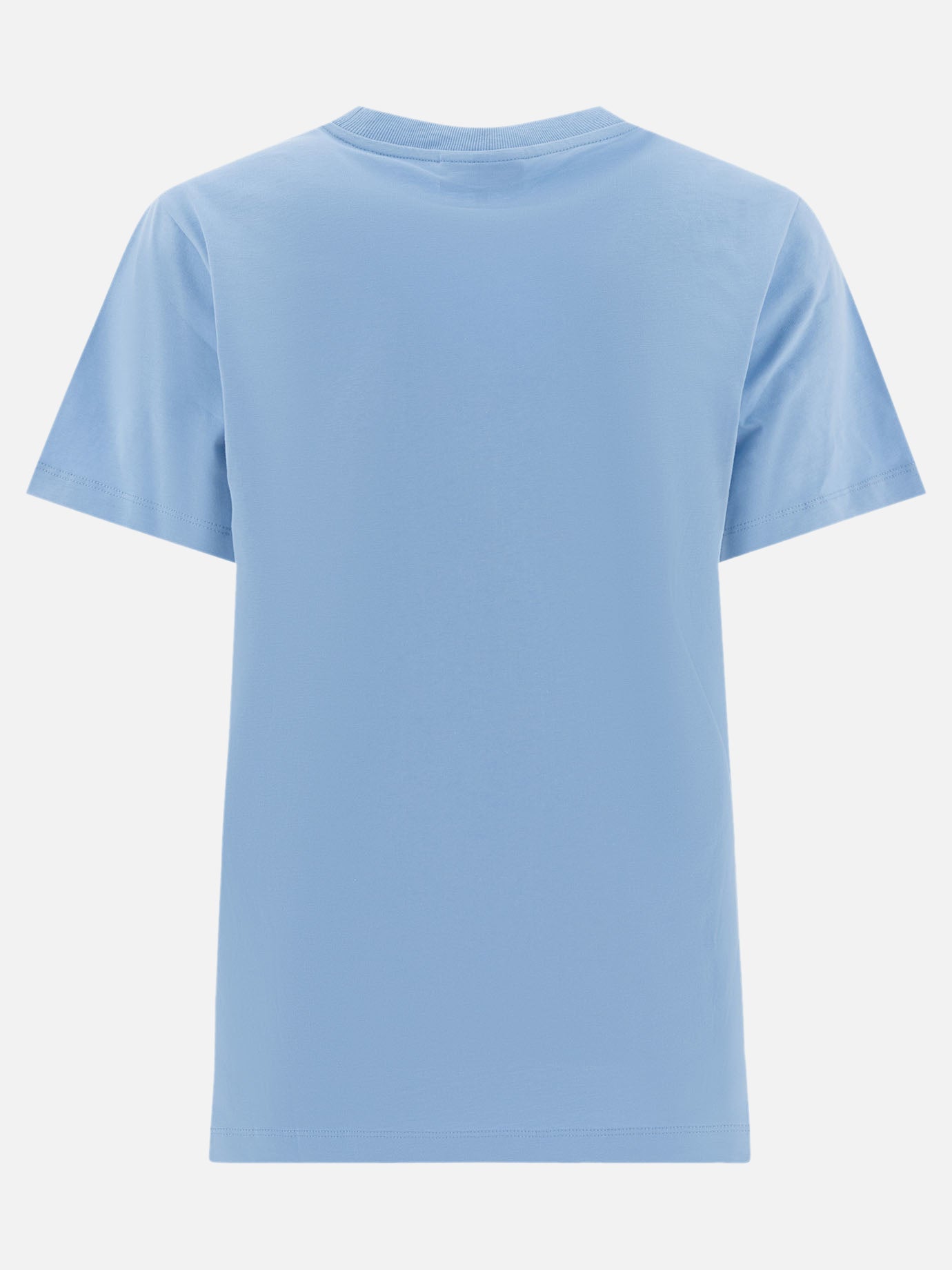 T-shirt girocollo Logo  Azzurro - Ganni Donna | PDP | VIETTI Online Store | thumbnail_2