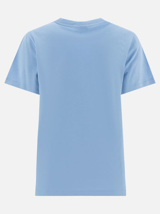 T-shirt girocollo Logo  Azzurro - Ganni Donna | PDP | VIETTI Online Store | 2
