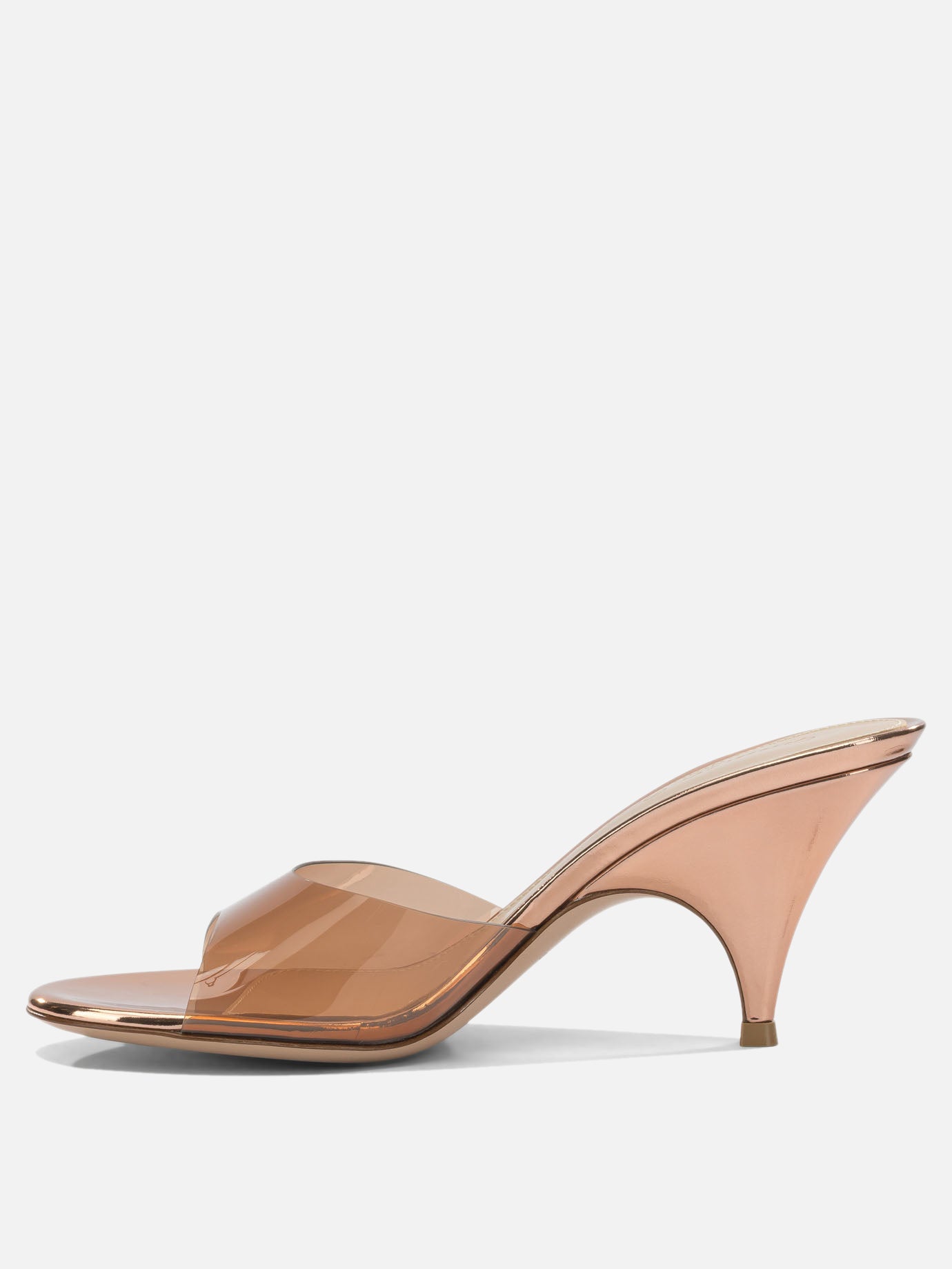Mules 100% thermoplastic polyurethane - 100% calf leather  Bronze - Gianvito Rossi Women | PDP | VIETTI Online Store | Zoom-Modal_3
