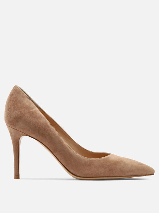 Décolleté 100% patent leather - 100% leather  Beige - Gianvito Rossi Donna | PDP | VIETTI Online Store 
