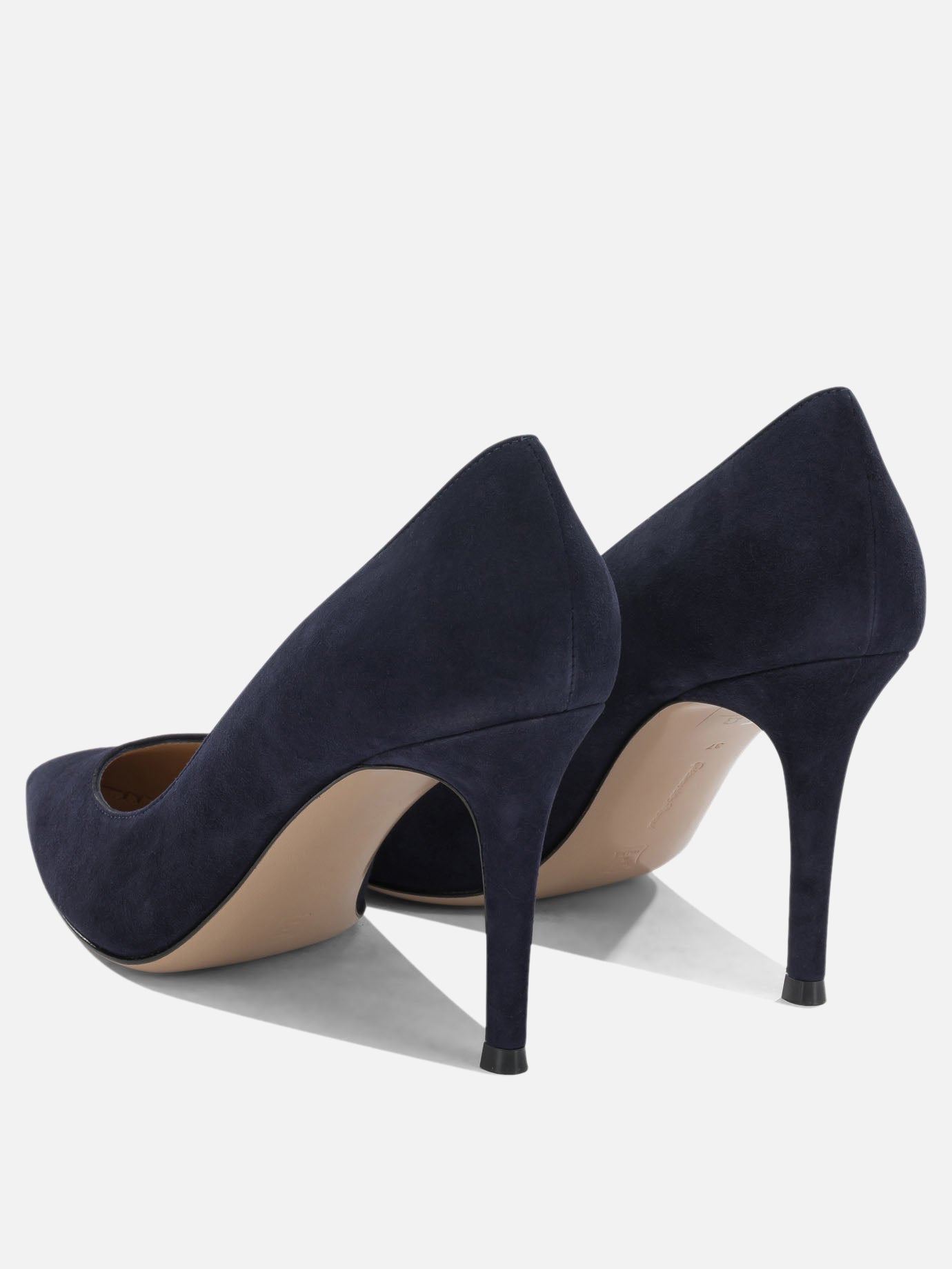Pumps 100% suede leather - 100% calf leather  Blue - Gianvito Rossi Women | PDP | VIETTI Online Store | thumbnail_4
