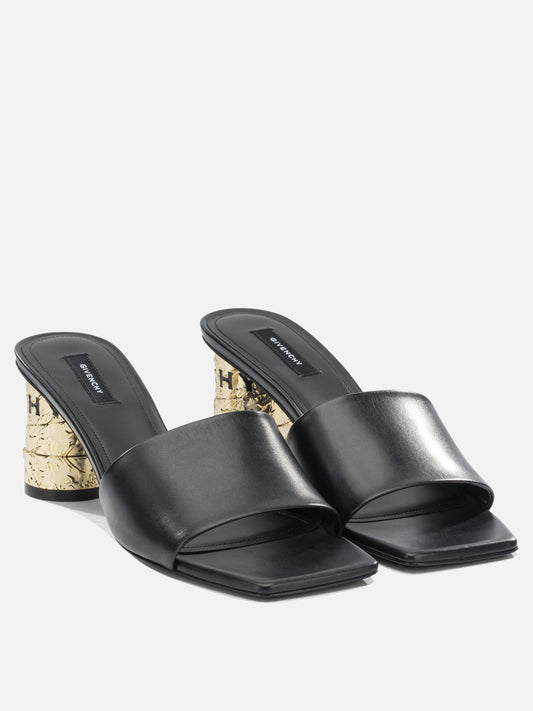 Sandali con tacco 100% calf leather  Nero - Givenchy Donna | PDP | VIETTI Online Store | 2
