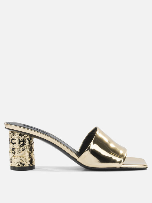 Sandali con tacco 100% calf leather  Oro - Givenchy Donna | PDP | VIETTI Online Store 
