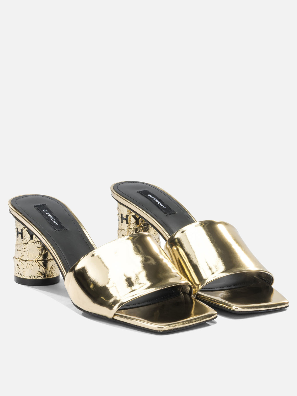 Givenchy "Tape 65 mm" Mule Gold