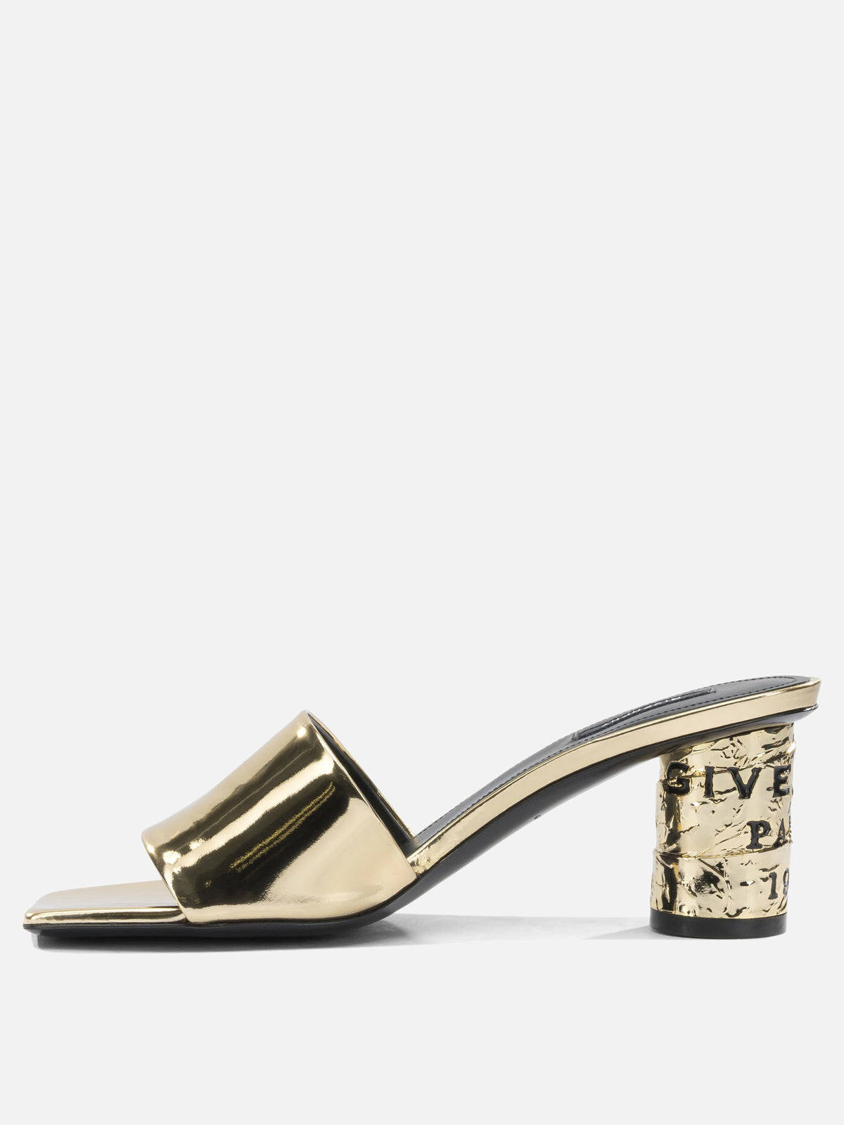Givenchy "Tape 65 mm" Mule Gold