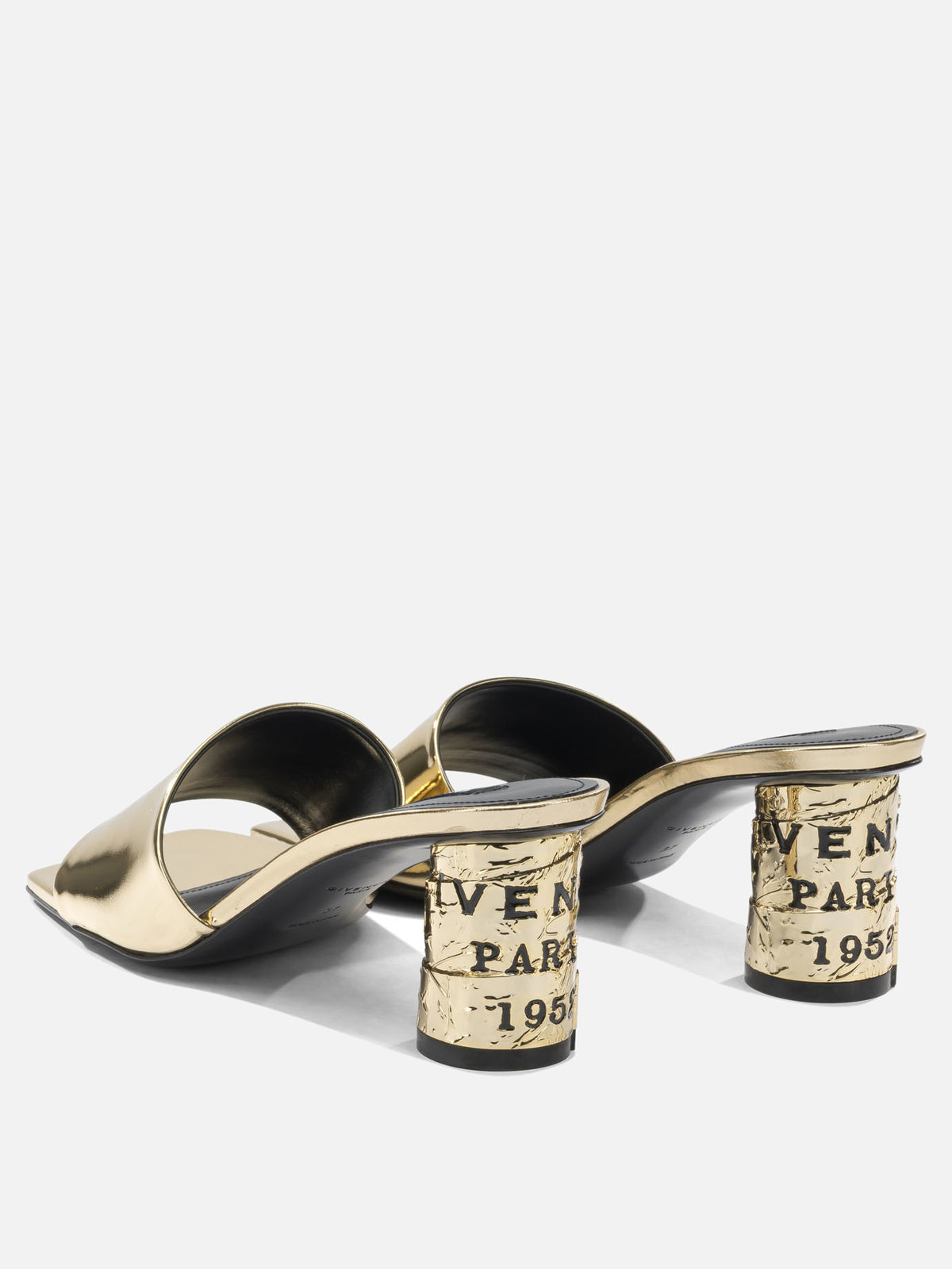 Givenchy "Tape 65 mm" Mule Gold
