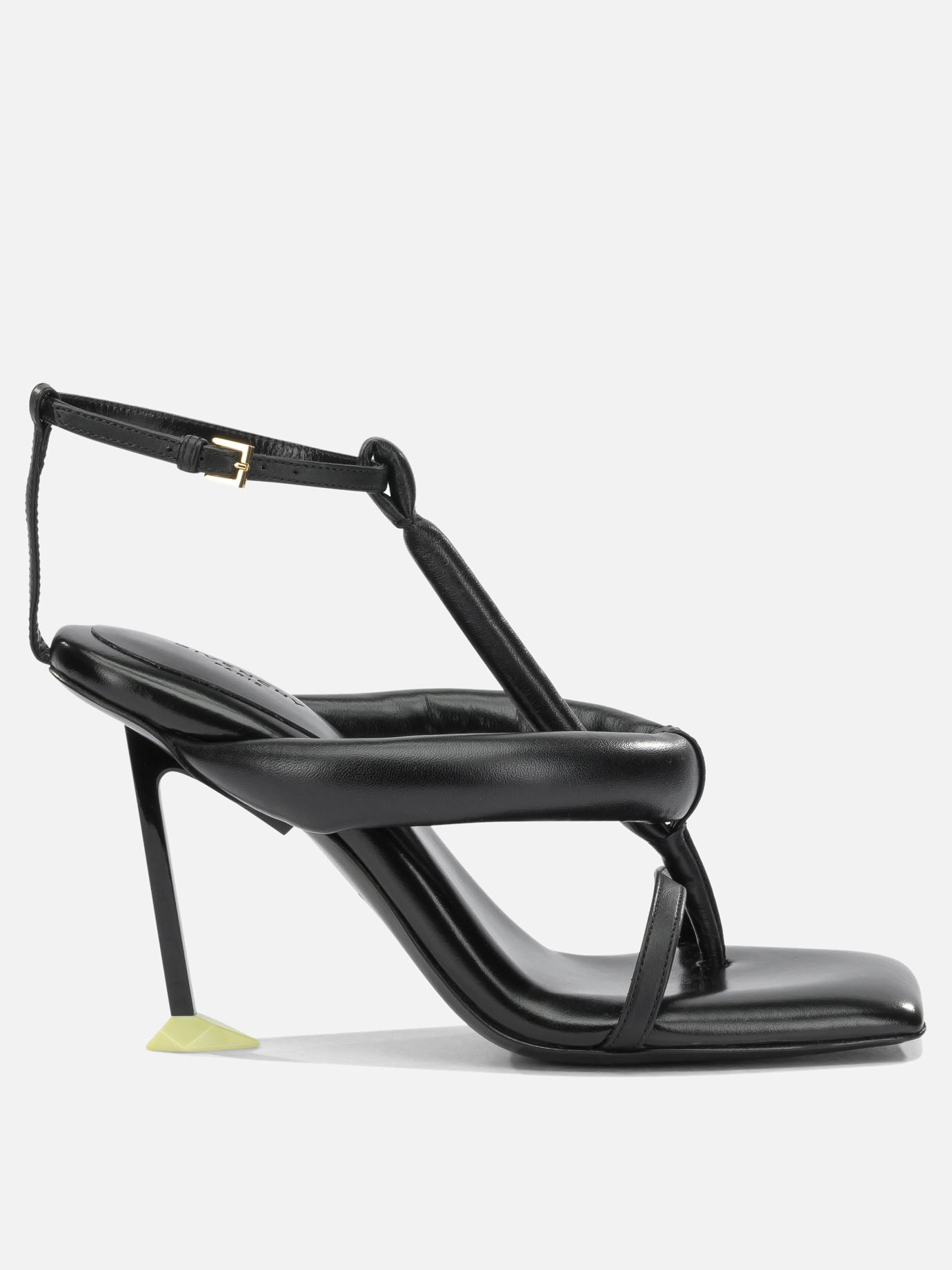Heeled sandals 100% calf leather - 100% lamb leather  Black - Givenchy Women | PDP | VIETTI Online Store | Zoom-Modal
