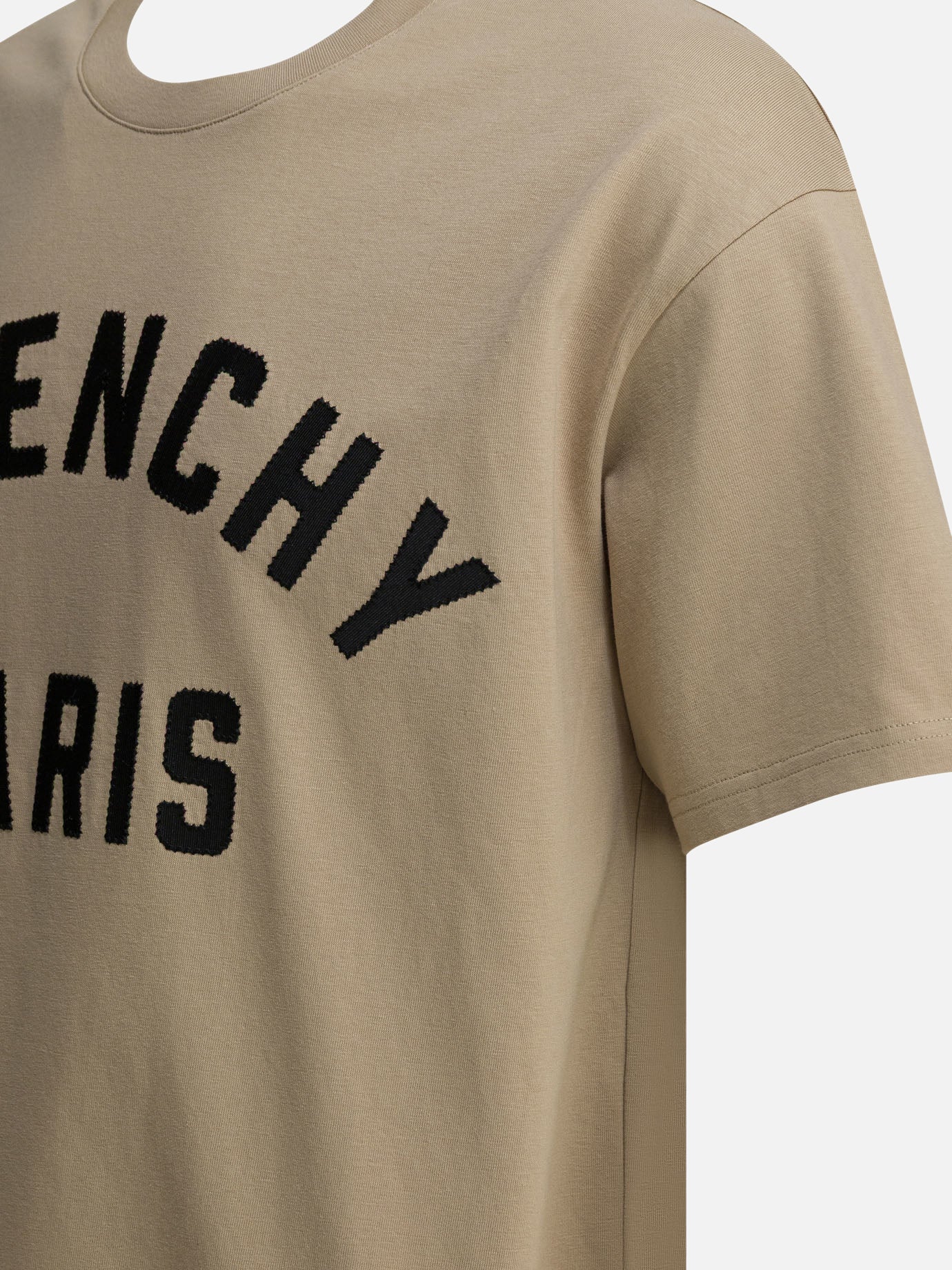T-shirt girocollo Logo  Beige - Givenchy Uomo | PDP | VIETTI Online Store | Zoom-Modal_4
