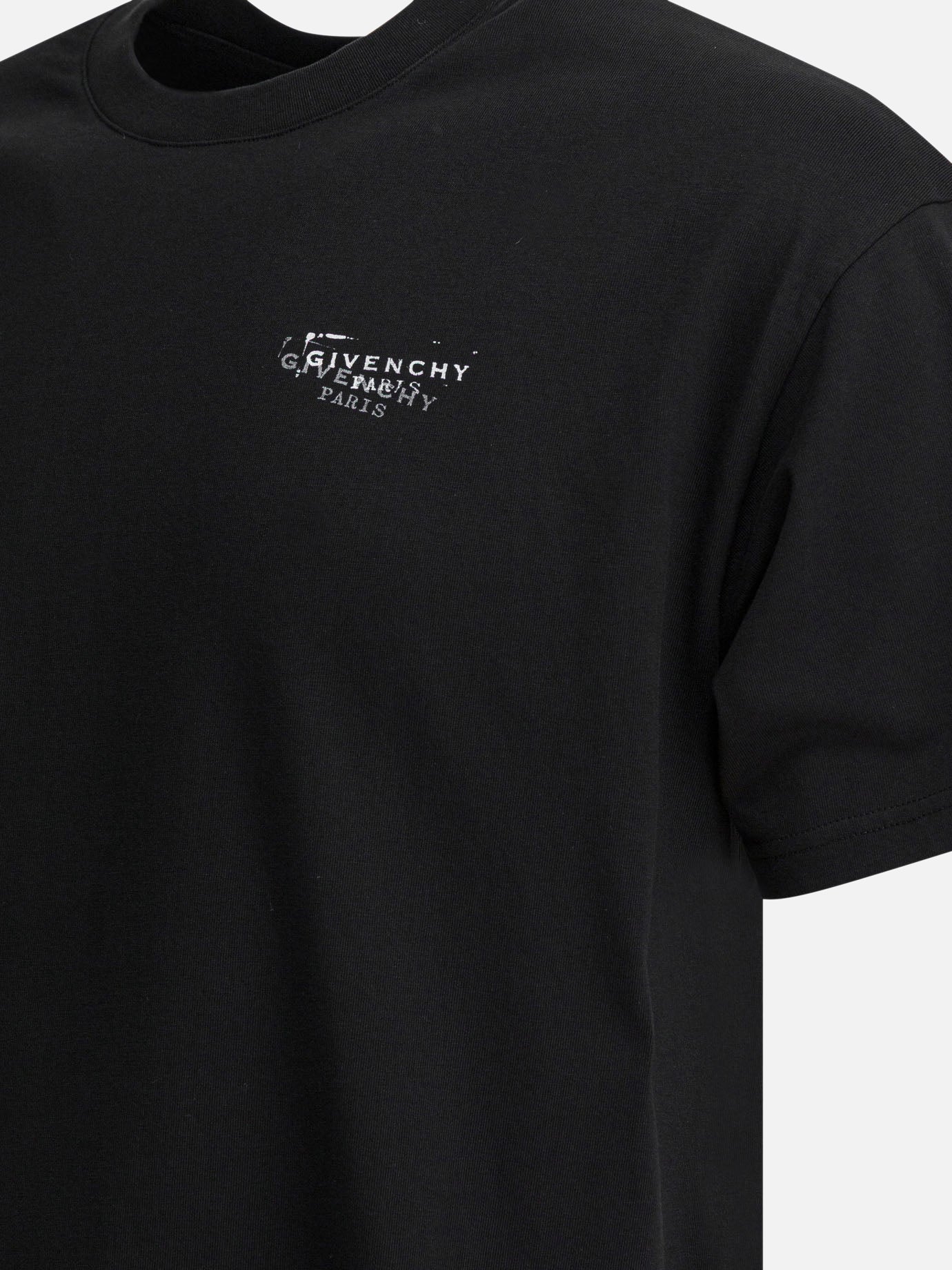 T-shirt girocollo Logo  Nero - Givenchy Uomo | PDP | VIETTI Online Store | thumbnail_4