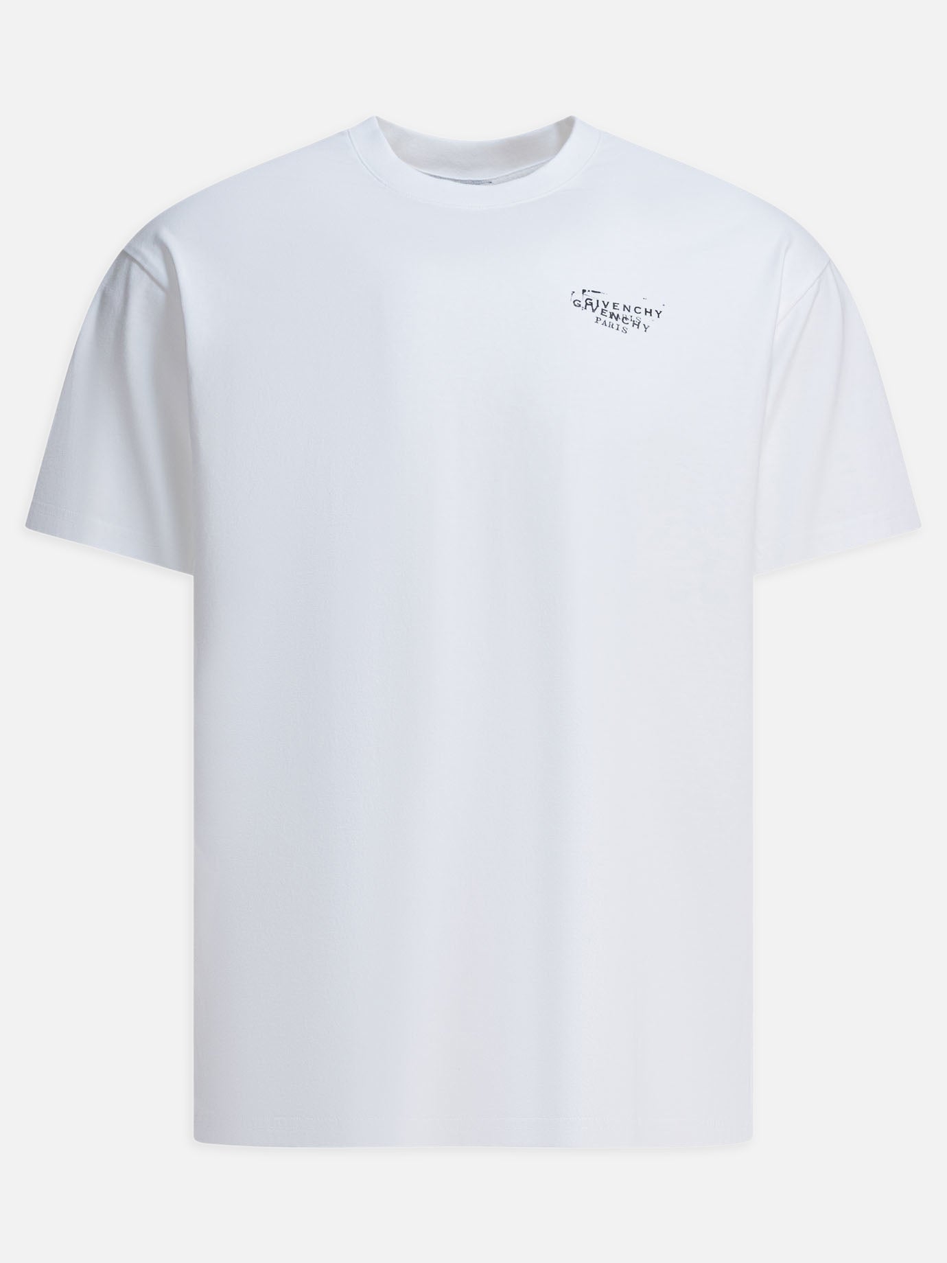 T-shirt girocollo Logo  Bianco - Givenchy Uomo | PDP | VIETTI Online Store | Zoom-Modal
