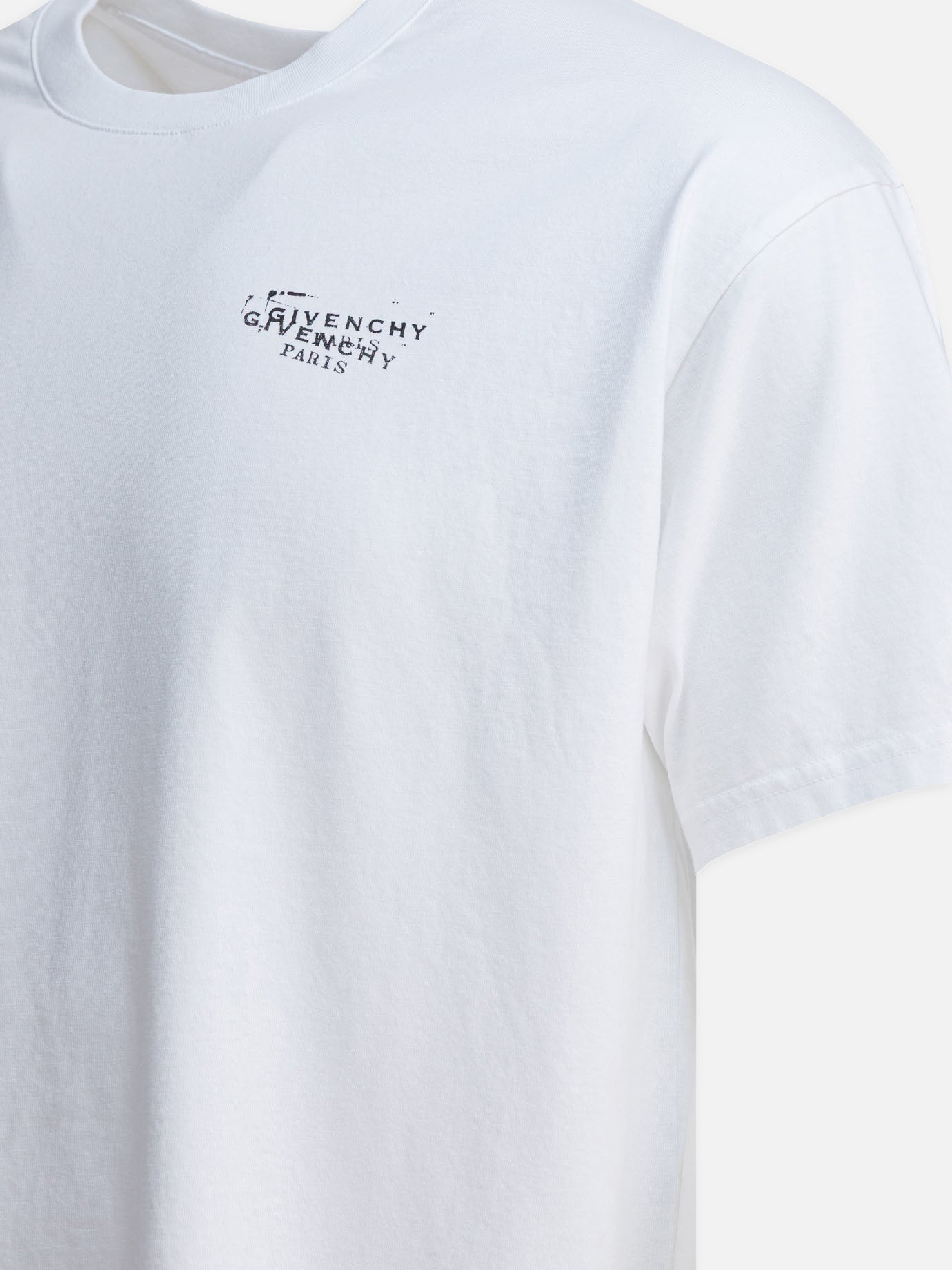 T-shirt girocollo Logo  Bianco - Givenchy Uomo | PDP | VIETTI Online Store | Zoom-Modal_4
