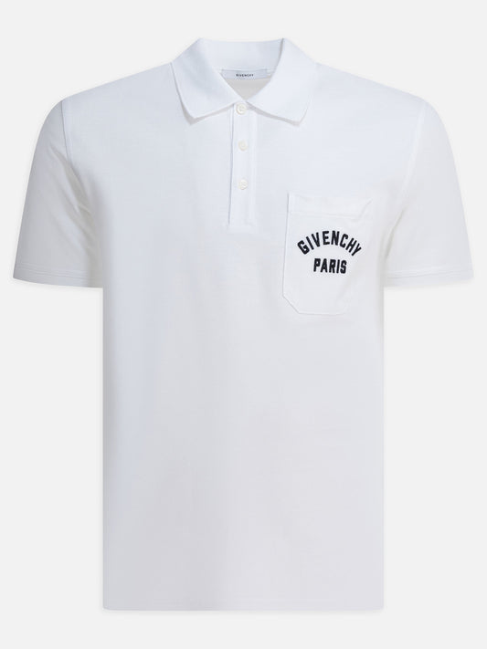Polo shirts with buttons Logo  White - Givenchy Men | PLP | VIETTI Online Store 
