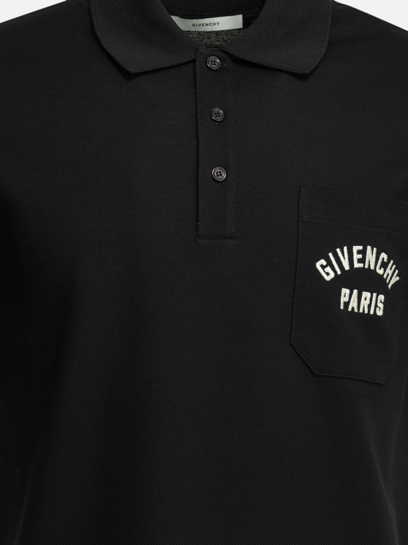 Givenchy Polo shirt with buttons and logo Blue - Men | VIETTI