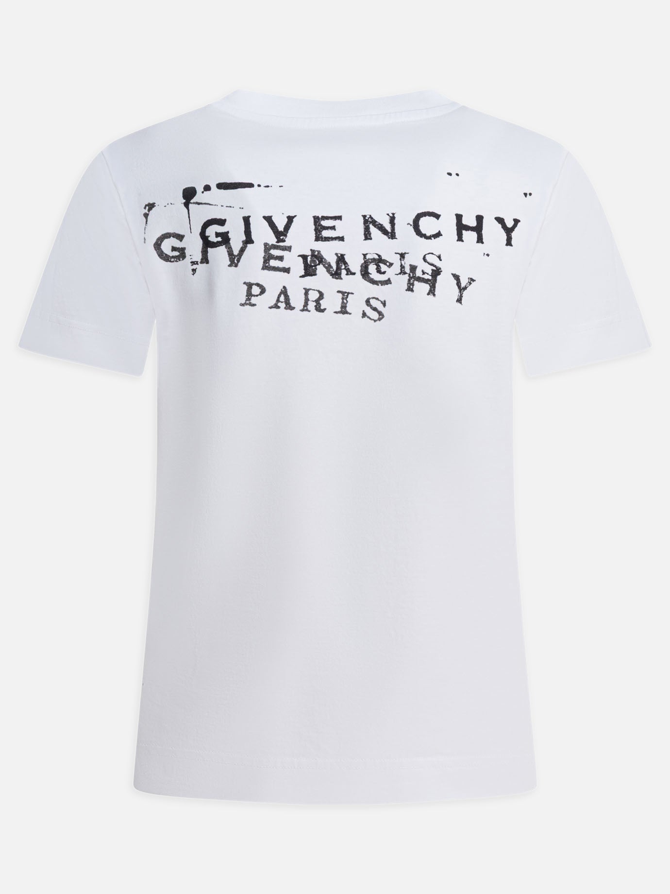 T-shirt girocollo Logo  Bianco - Givenchy Donna | PDP | VIETTI Online Store | Zoom-Modal_2
