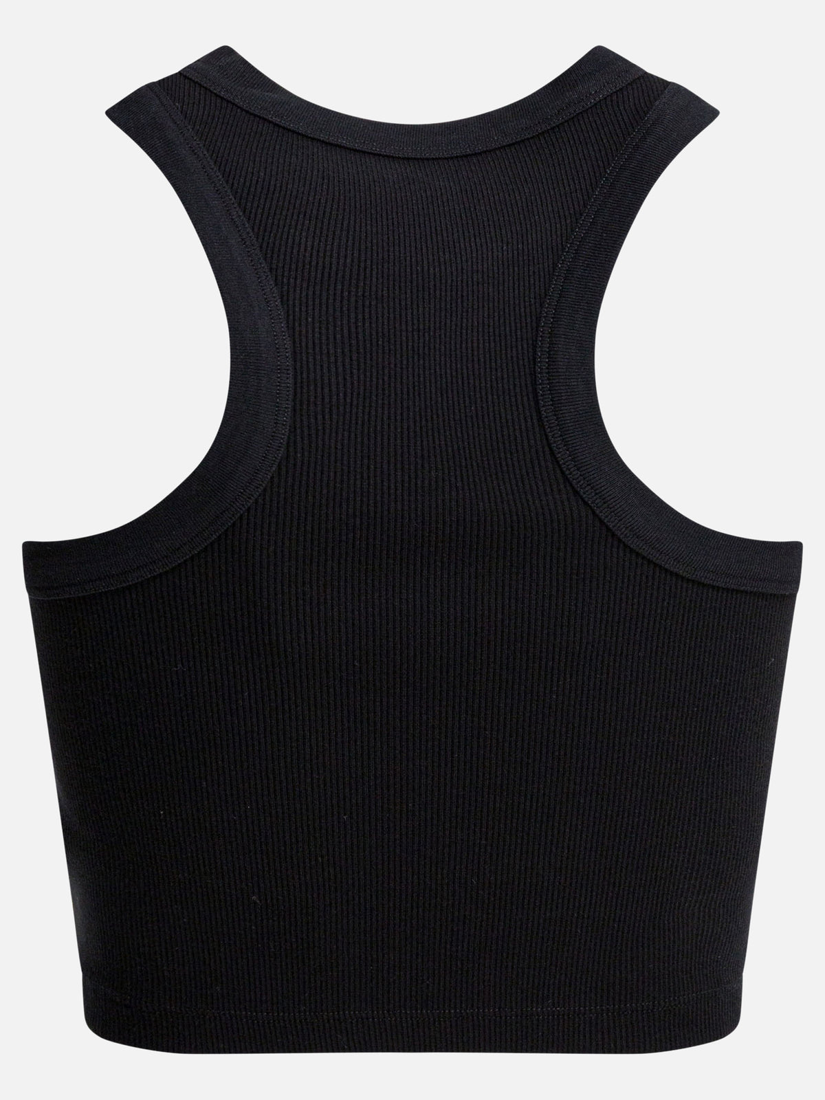 Givenchy Cropped tank top with logo Black - VIETTI