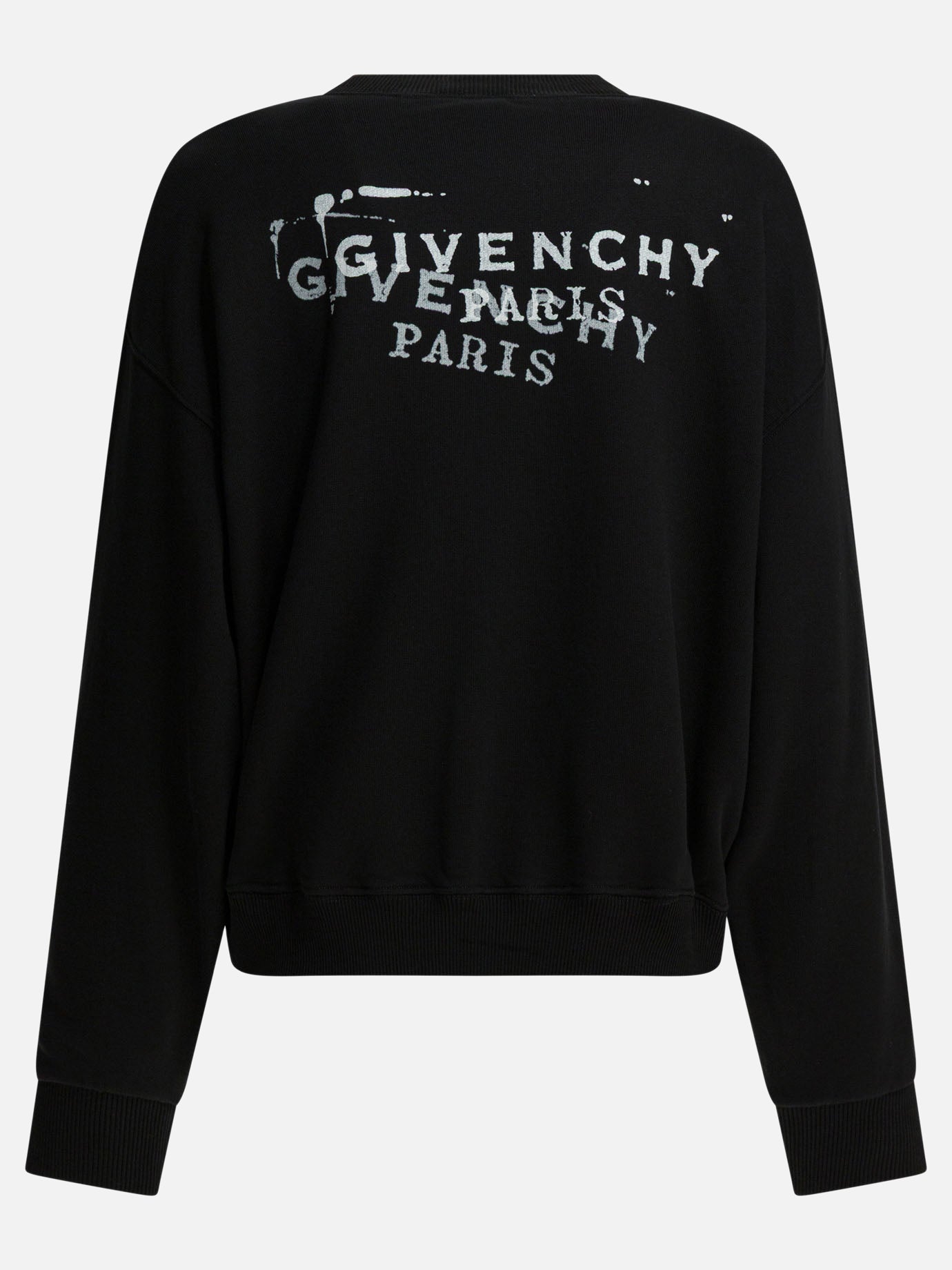 Givenchy Sweatshirt with Givenchy Stamp Black - Women | VIETTI