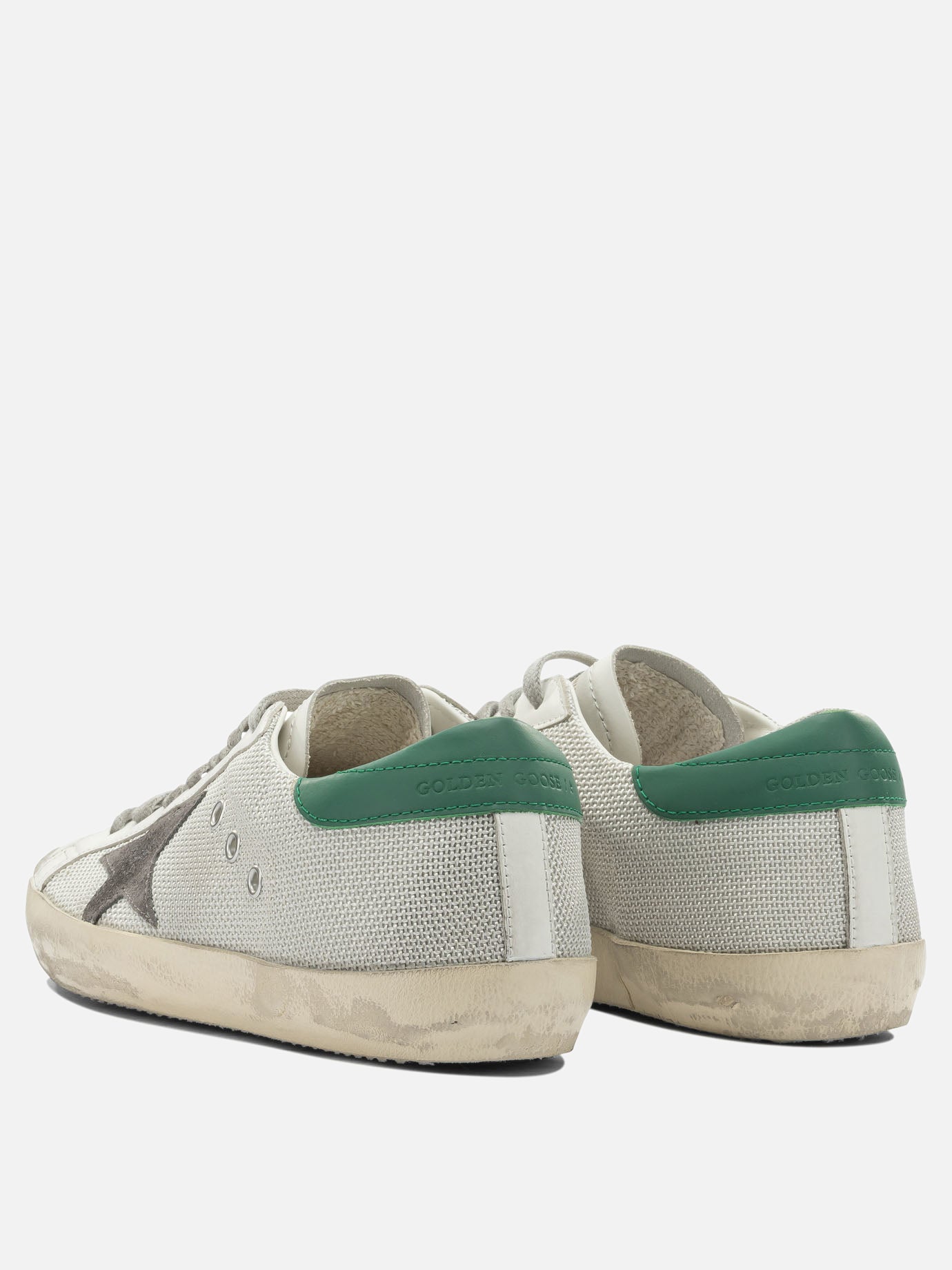 Low top sneakers 50% cow leather 50% polyester - 100% rubber  Silver - Golden Goose Men | PDP | VIETTI Online Store | thumbnail_4