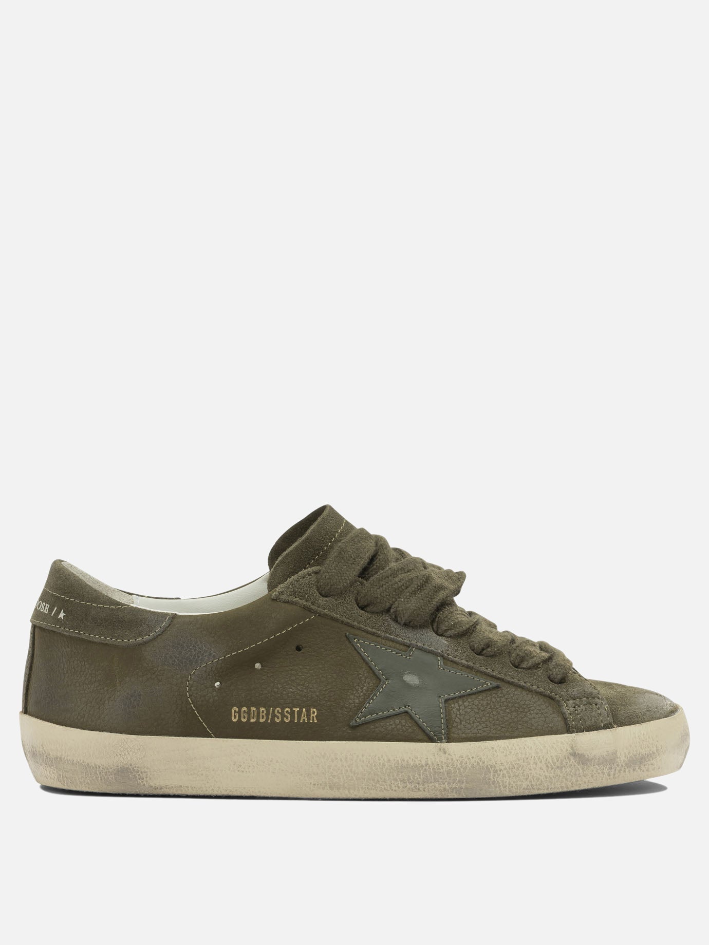Sneaker basse 100% calf leather - 100% rubber  Verde - Golden Goose Uomo | PDP | VIETTI Online Store | Zoom-Modal
