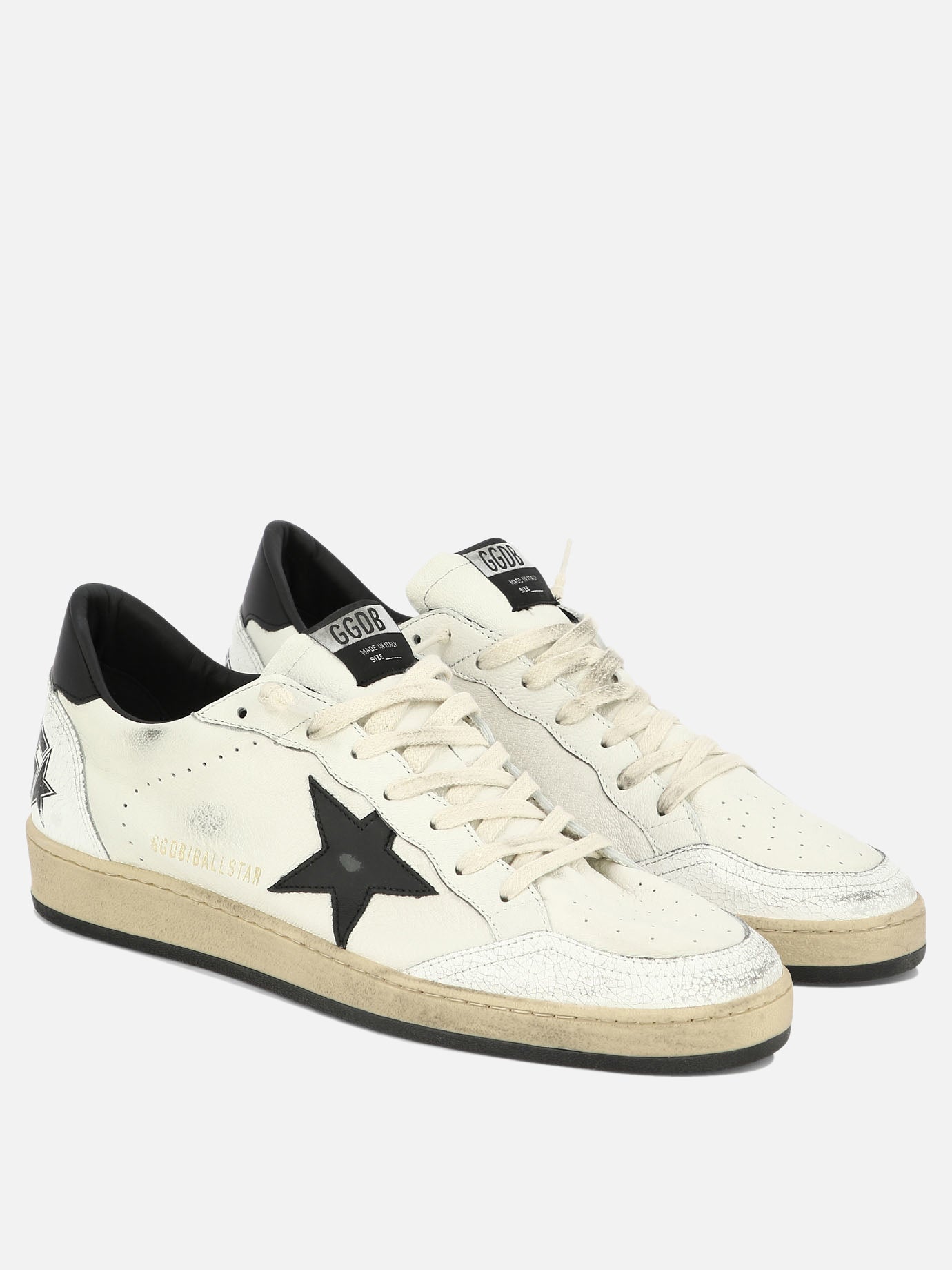 Sneaker basse 74% goat leather 26% cow leather - 100% rubber  Bianco - Golden Goose Uomo | PDP | VIETTI Online Store | Zoom-Modal_2
