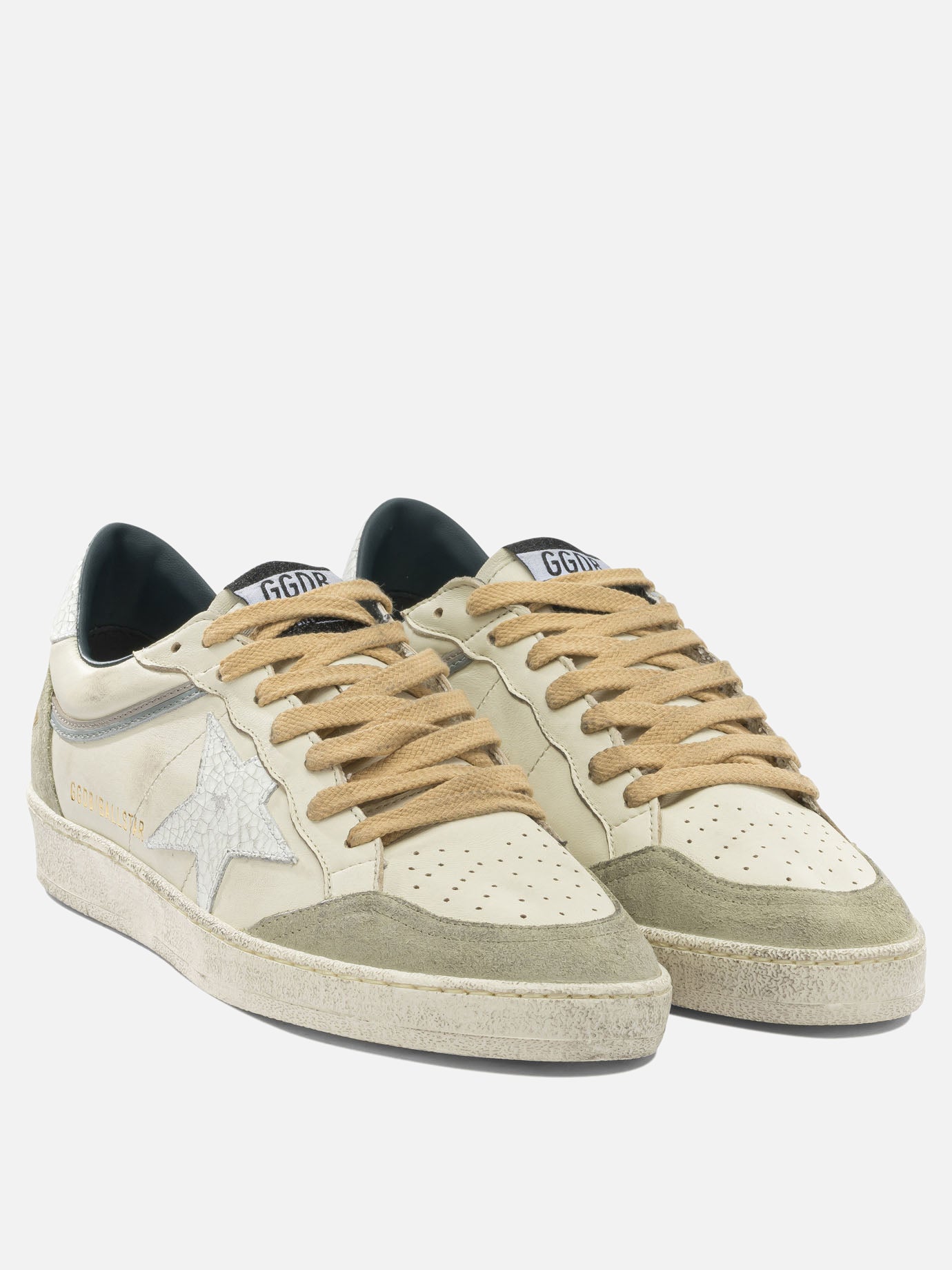 Sneaker basse 72% ovine leather 28% cow leather - 100% rubber  Bianco - Golden Goose Uomo | PDP | VIETTI Online Store | thumbnail_2