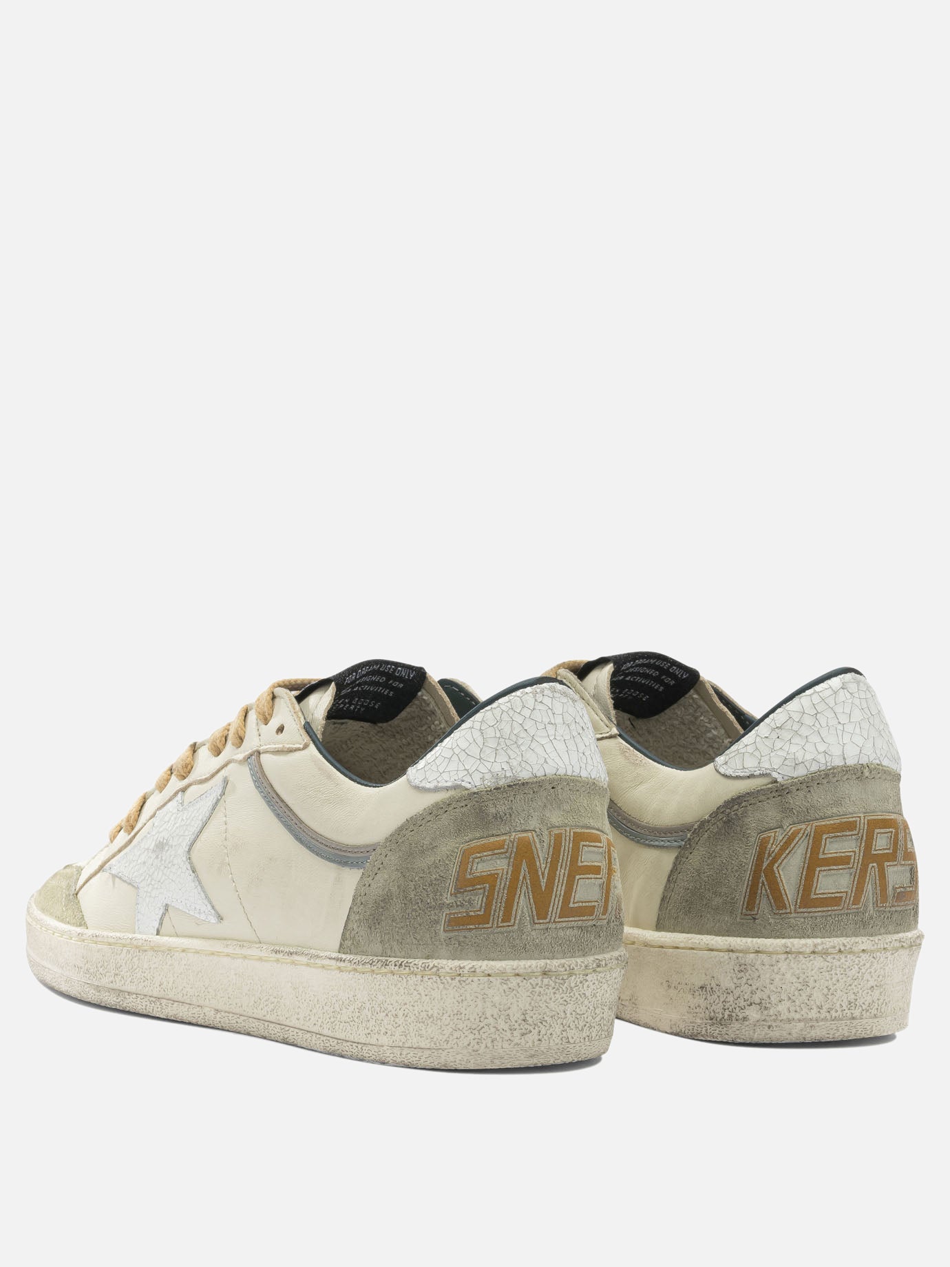 Sneaker basse 72% ovine leather 28% cow leather - 100% rubber  Bianco - Golden Goose Uomo | PDP | VIETTI Online Store | thumbnail_4