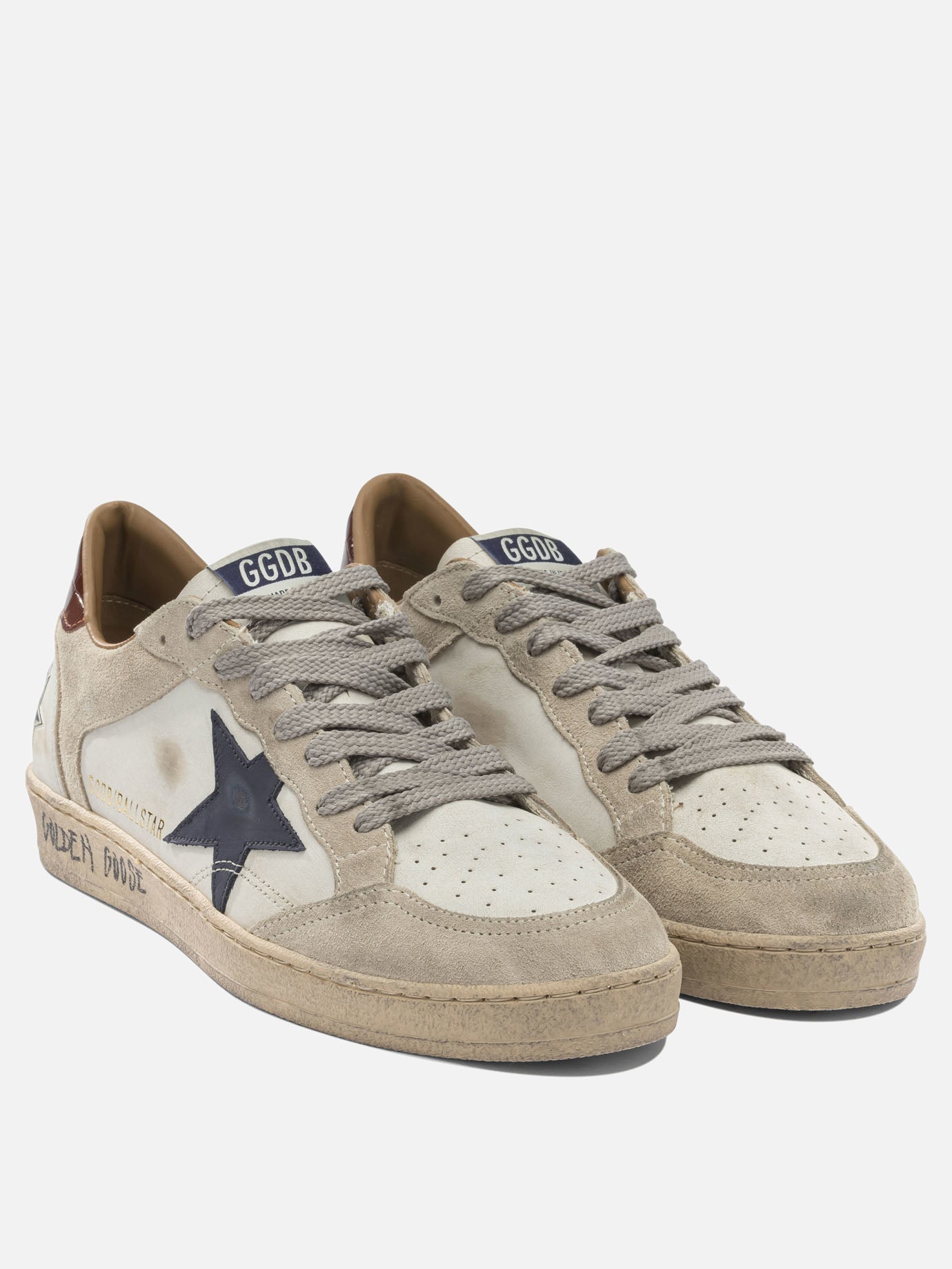 Sneaker basse 72% ovine leather 28% cow leather - 100% rubber  Bianco - Golden Goose Uomo | PDP | VIETTI Online Store | Zoom-Modal_2
