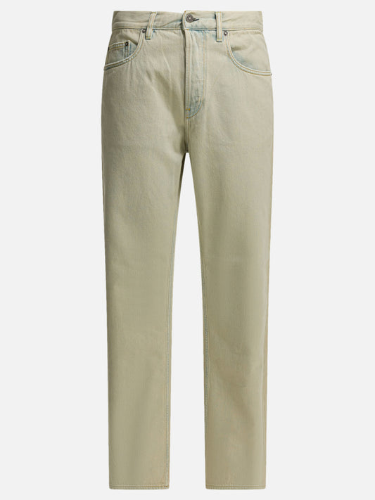 Jeans a gamba dritta Solid colour  Azzurro - Golden Goose Uomo | VIETTI Online Store 
