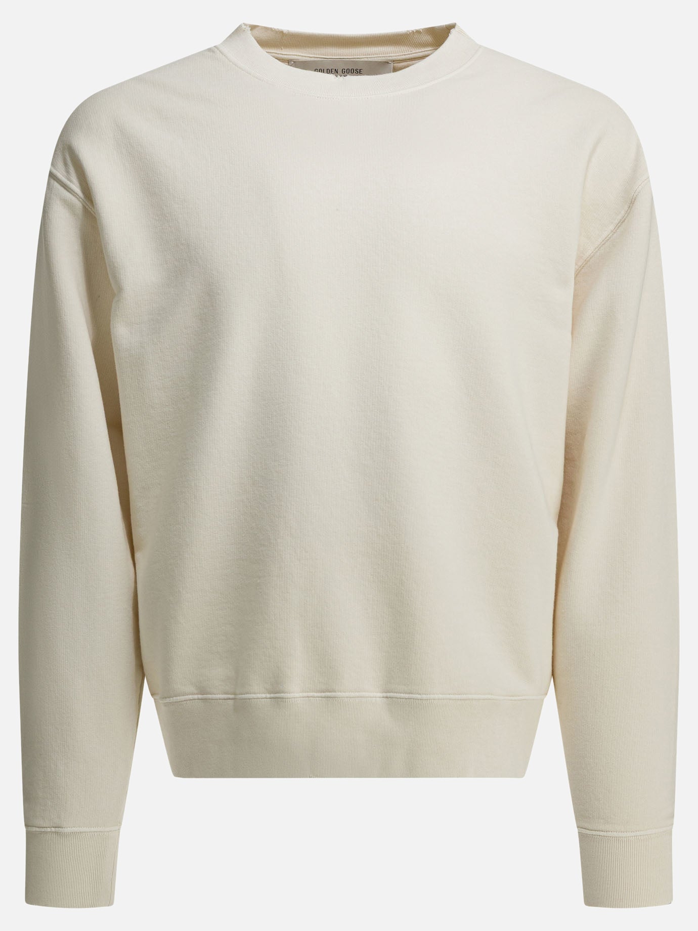 Felpe girocollo Logo  Bianco - Golden Goose Uomo | PDP | VIETTI Online Store | Zoom-Modal
