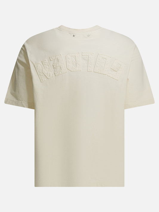 T-shirt girocollo Logo  Bianco - Golden Goose Uomo | PLP | VIETTI Online Store | 2
