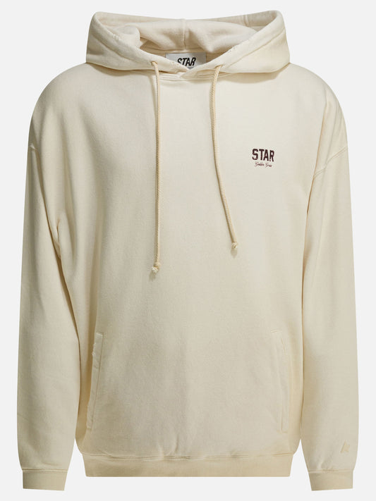 Golden Goose "Unisex Star" hoodie White

