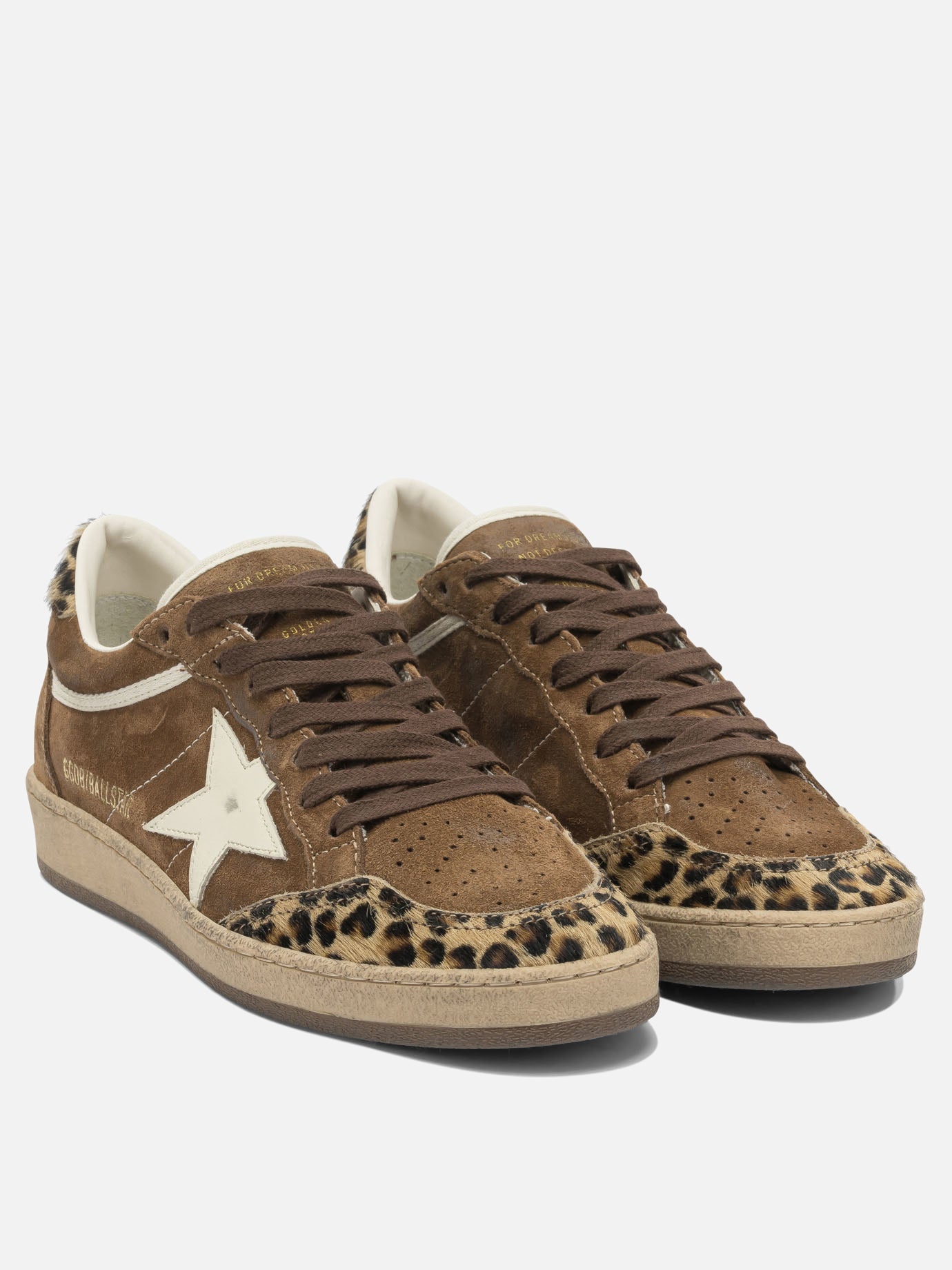 Low top sneakers 97% cow leather 2% polyethylene 1% cotton - 100% rubber  Brown - Golden Goose Women | PDP | VIETTI Online Store | thumbnail_2