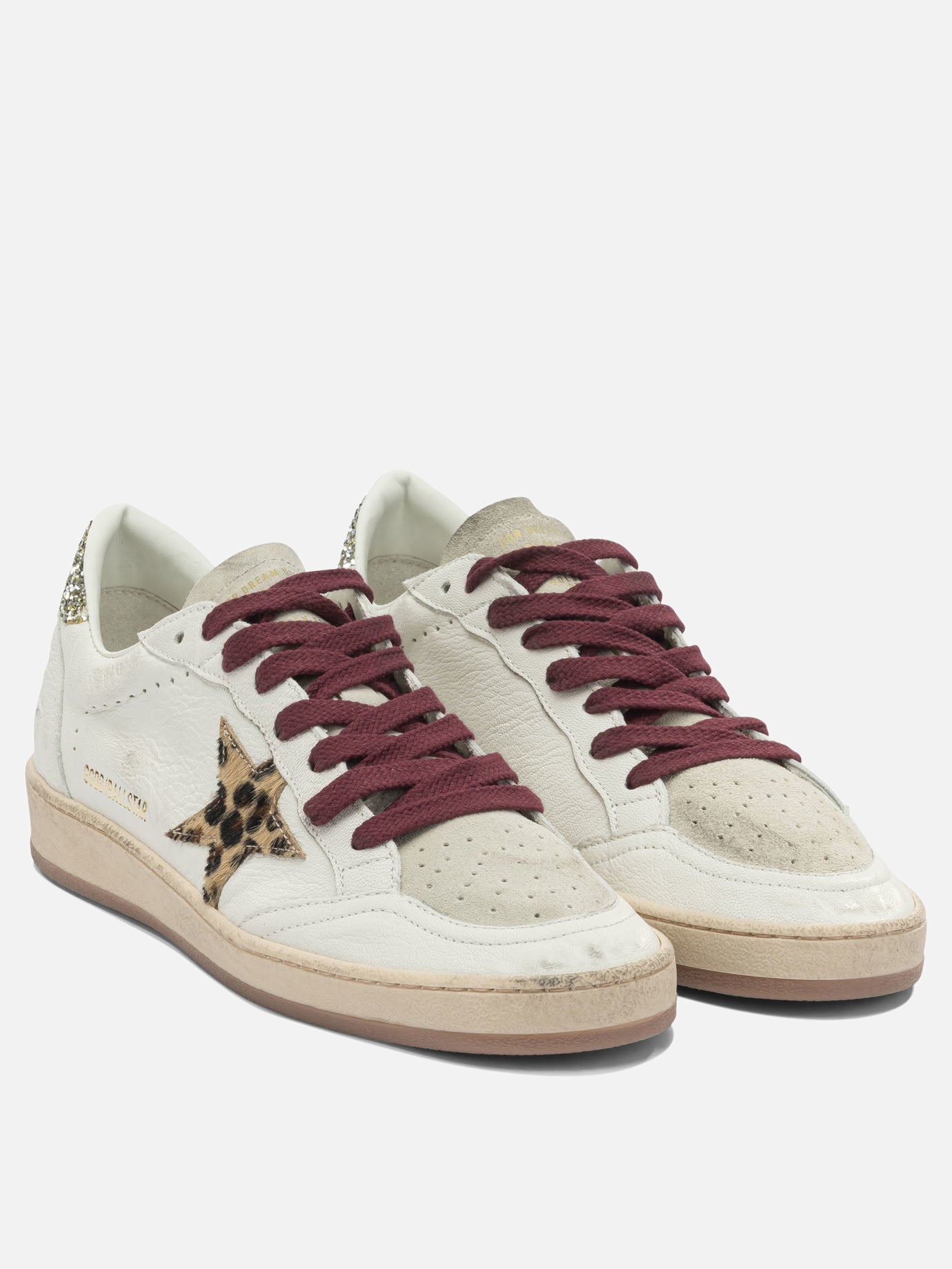 Low top sneakers 78% ovine leather 18% cow leather 3% polyethylene 1% cotton - 100% rubber  White - Golden Goose Women | PDP | VIETTI Online Store | Zoom-Modal_2
