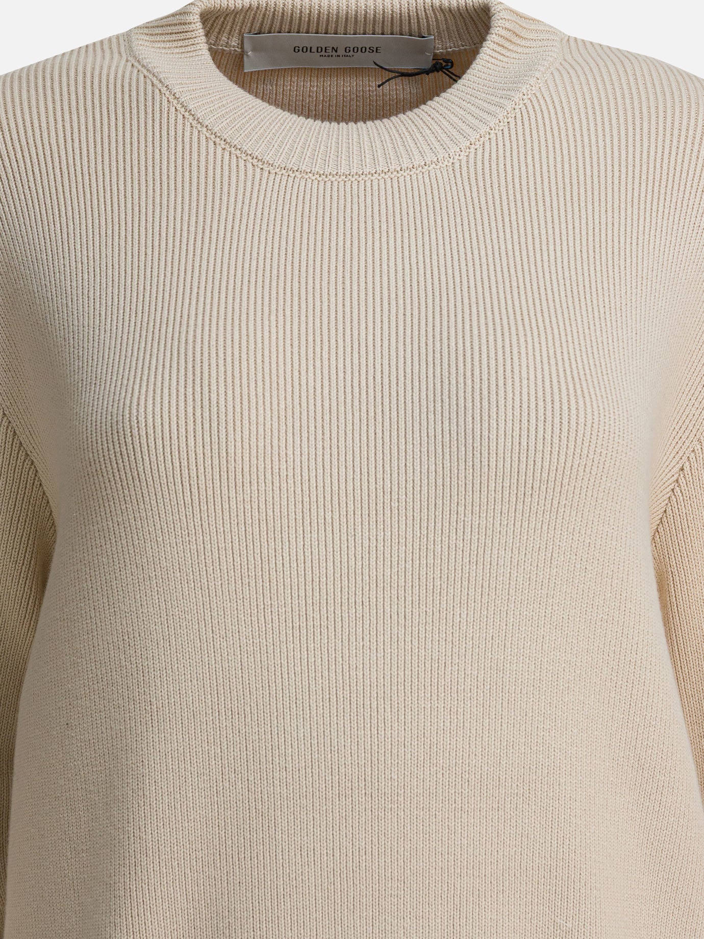 Crewneck sweaters Solid colour  Beige - Golden Goose Women | PDP | VIETTI Online Store | Zoom-Modal_3
