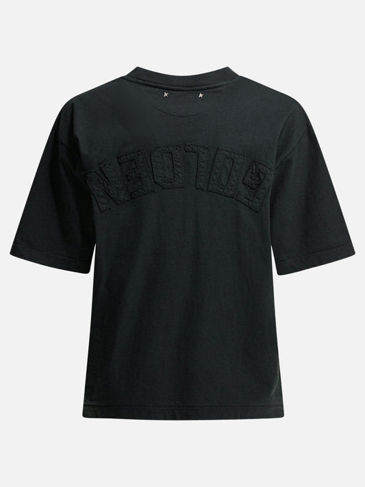 Crewneck t-shirts Logo  Black - Golden Goose Women | PDP | VIETTI Online Store | 2
