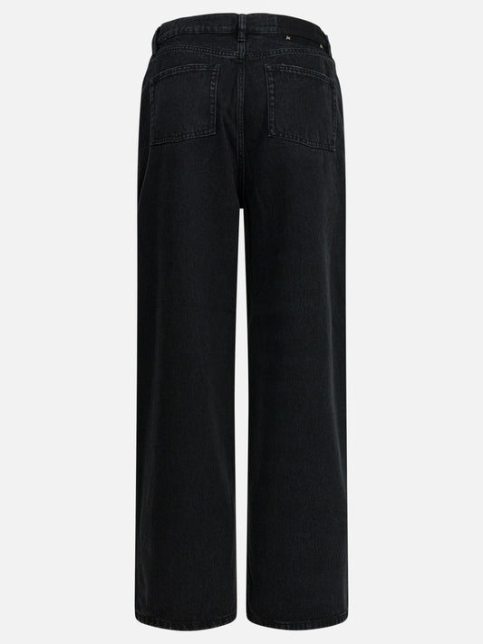 Wide-leg jeans Solid colour  Black - Golden Goose Women | PLP | VIETTI Online Store | 2
