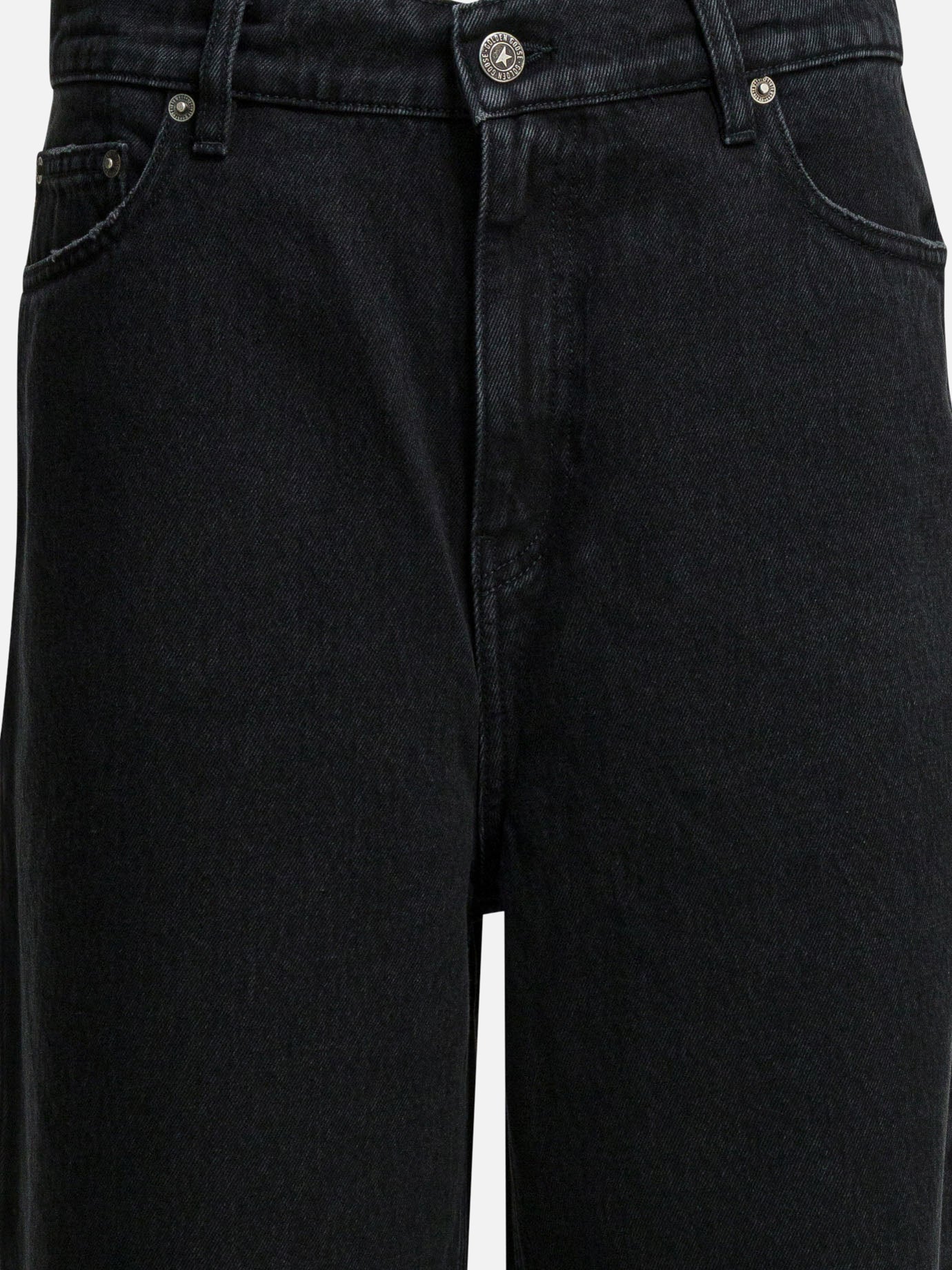 Jeans a gamba larga Solid colour  Nero - Golden Goose Donna | PDP | VIETTI Online Store | thumbnail_4
