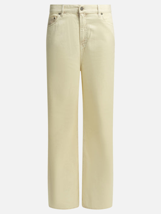 Wide-leg jeans Solid colour  White - Golden Goose Women | PLP | VIETTI Online Store 

