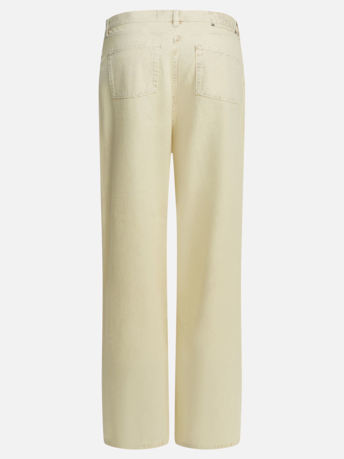 Wide-leg jeans Solid colour  White - Golden Goose Women | PDP | VIETTI Online Store | thumbnail_2