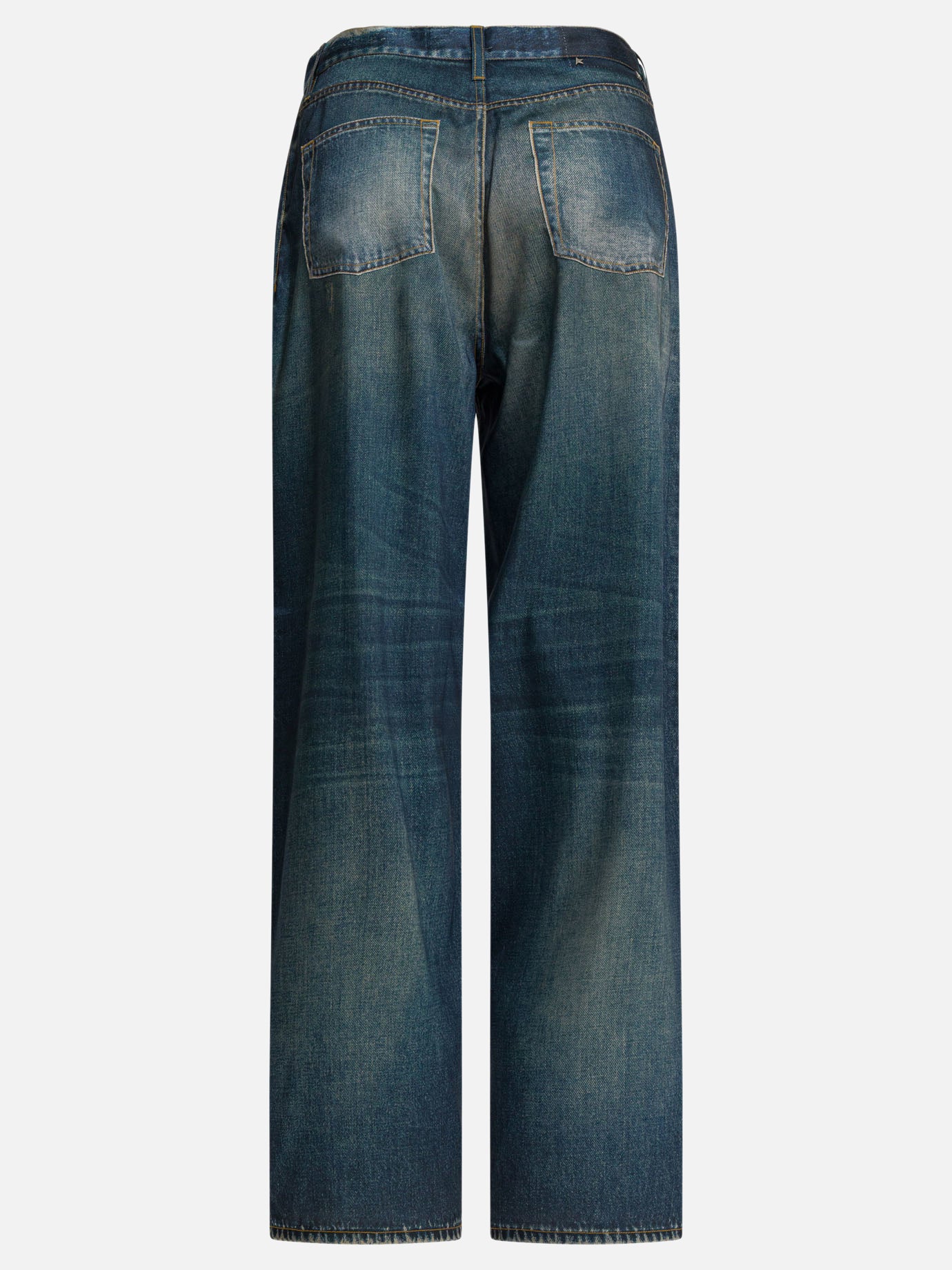 Jeans a gamba dritta Solid colour  Blu - Golden Goose Donna | PDP | VIETTI Online Store | Zoom-Modal_2
