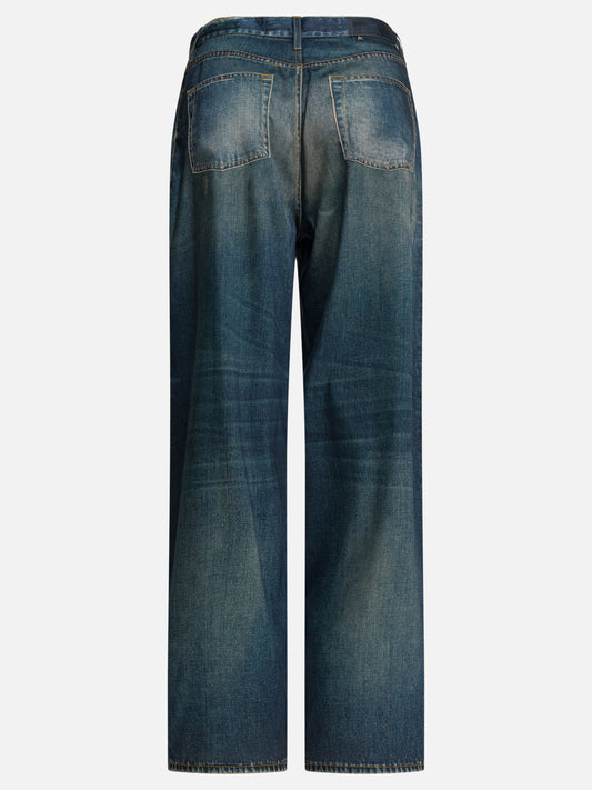 Jeans a gamba dritta Solid colour  Blu - Golden Goose Donna | PLP | VIETTI Online Store | 2
