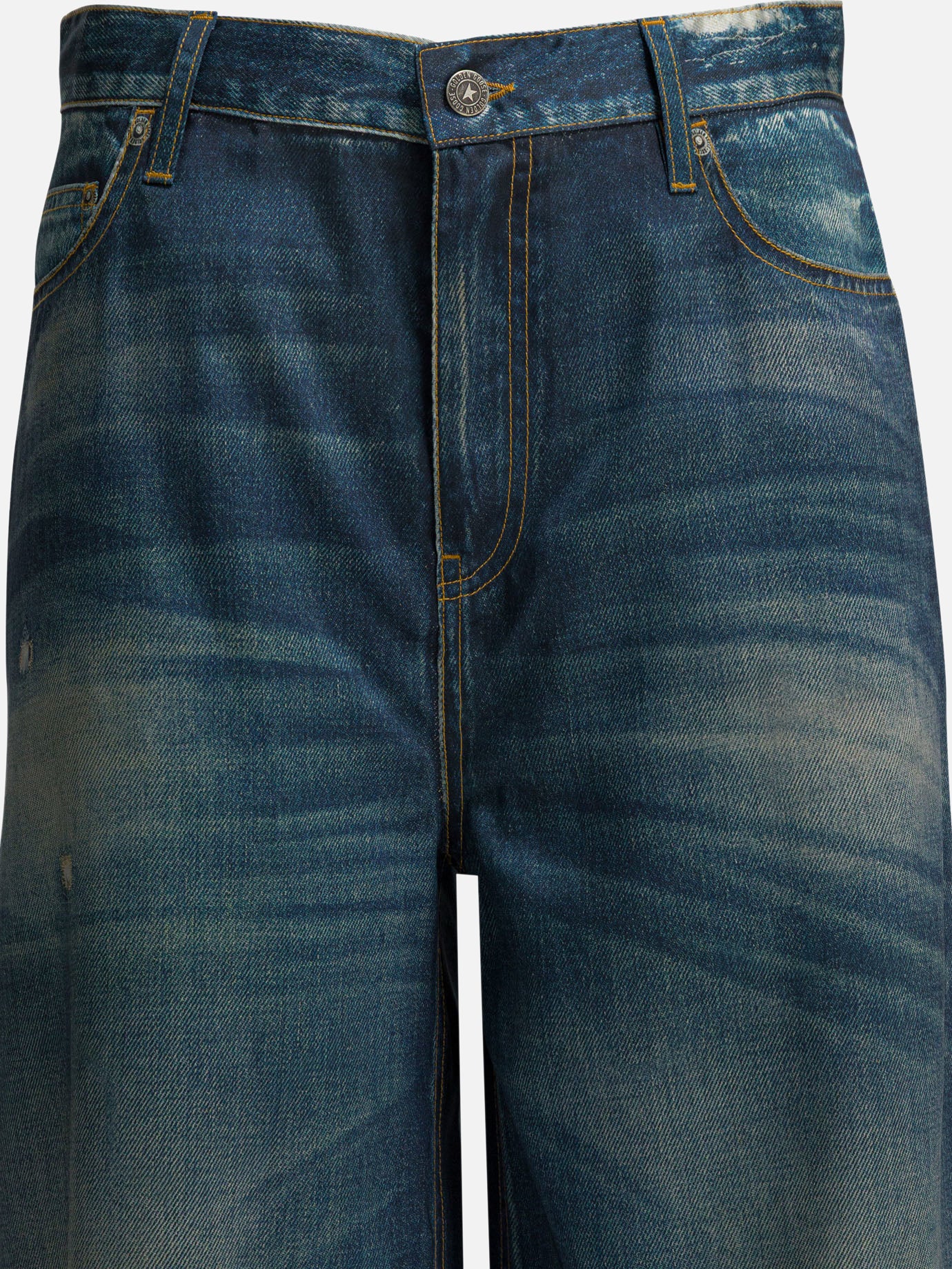 Jeans a gamba dritta Solid colour  Blu - Golden Goose Donna | PDP | VIETTI Online Store | Zoom-Modal_3
