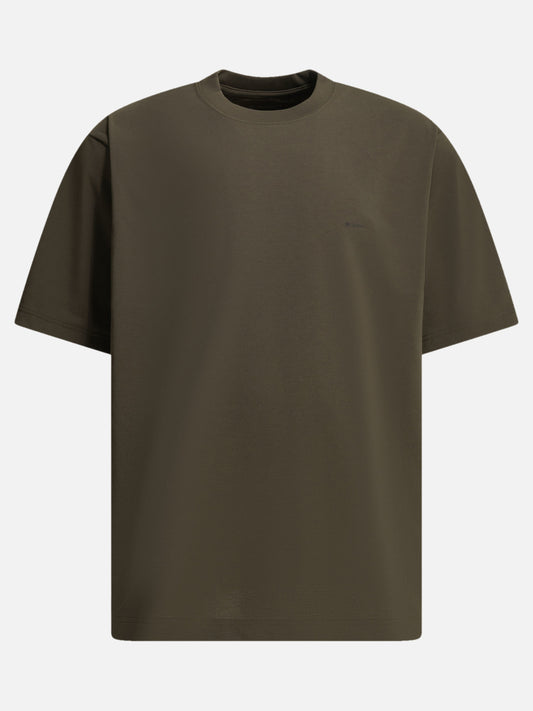 Goldwin Crew-neck T-shirt with logo Brown

