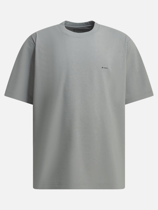 Goldwin Crew-neck T-shirt with logo Grey


