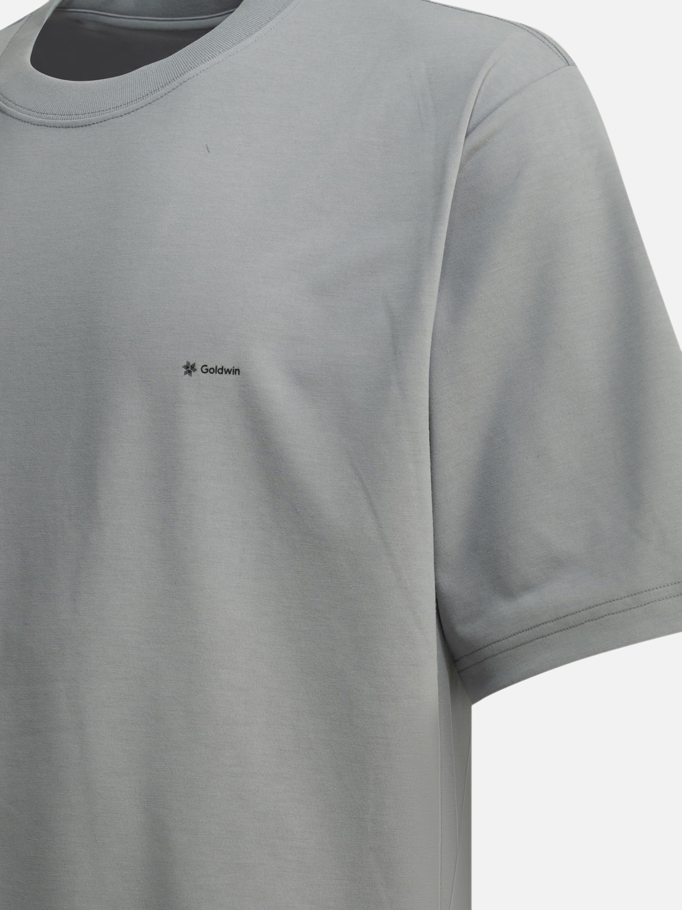 Crewneck t-shirts Logo  Grey - Goldwin Men | PDP | VIETTI Online Store | Zoom-Modal_4
