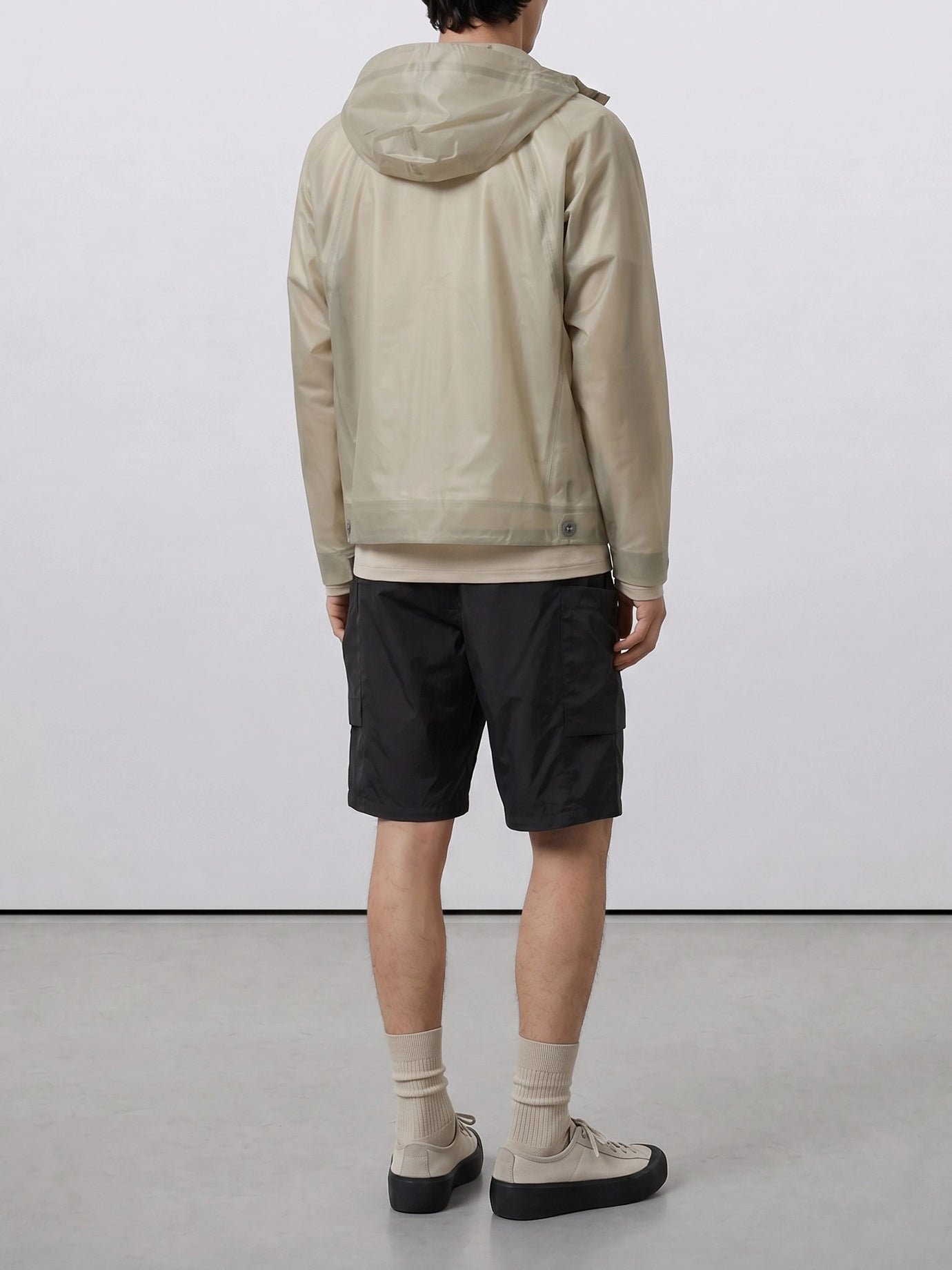 Raincoats & Trench coats Solid colour  Beige - Goldwin Men | PDP | VIETTI Online Store | thumbnail_3